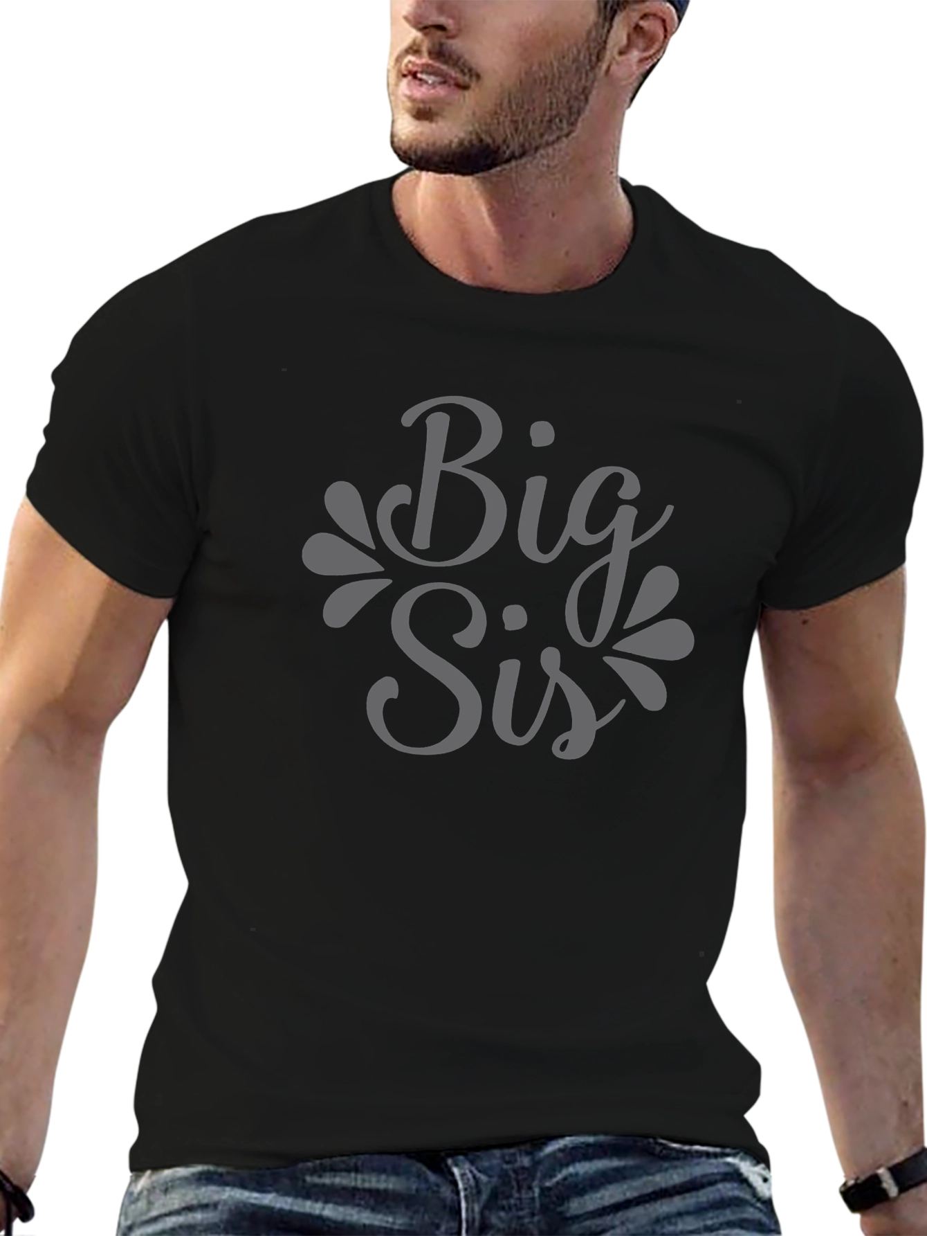 Big Sis Graphic Tee - Sister Pride T-Shirt