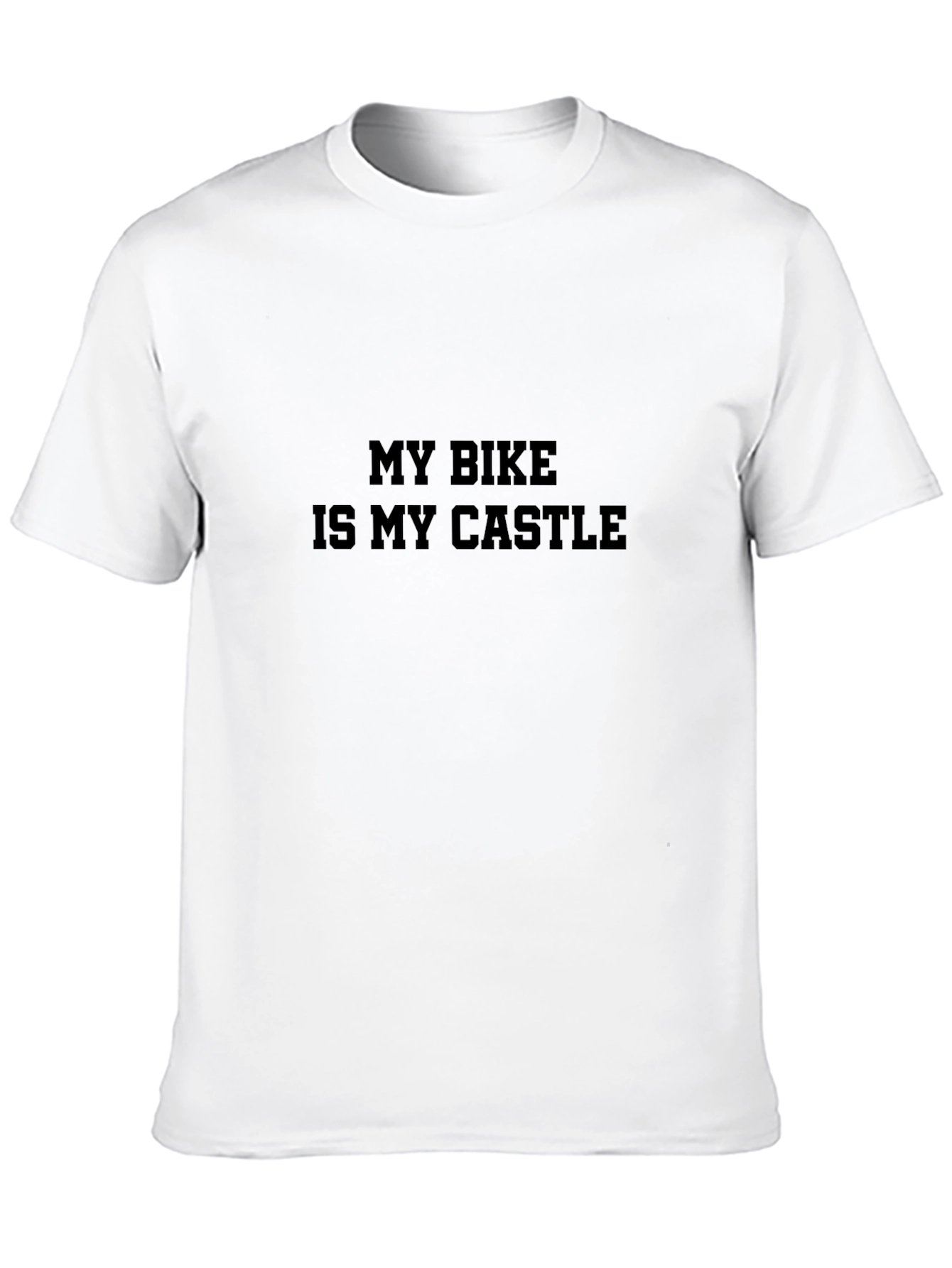 My Bike is My Castle Mens Black T-Shirt