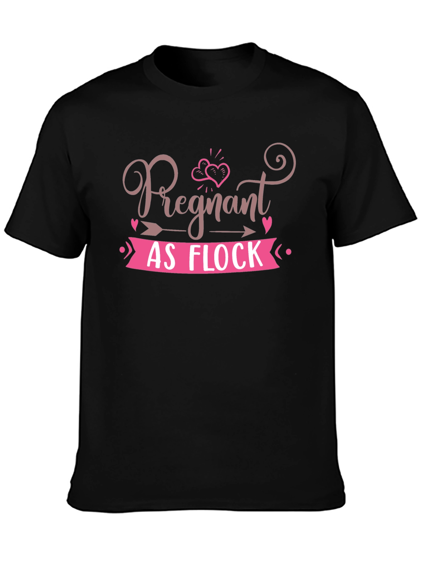 Pregnant As Flock T-Shirt - Cute Pregnancy Tee