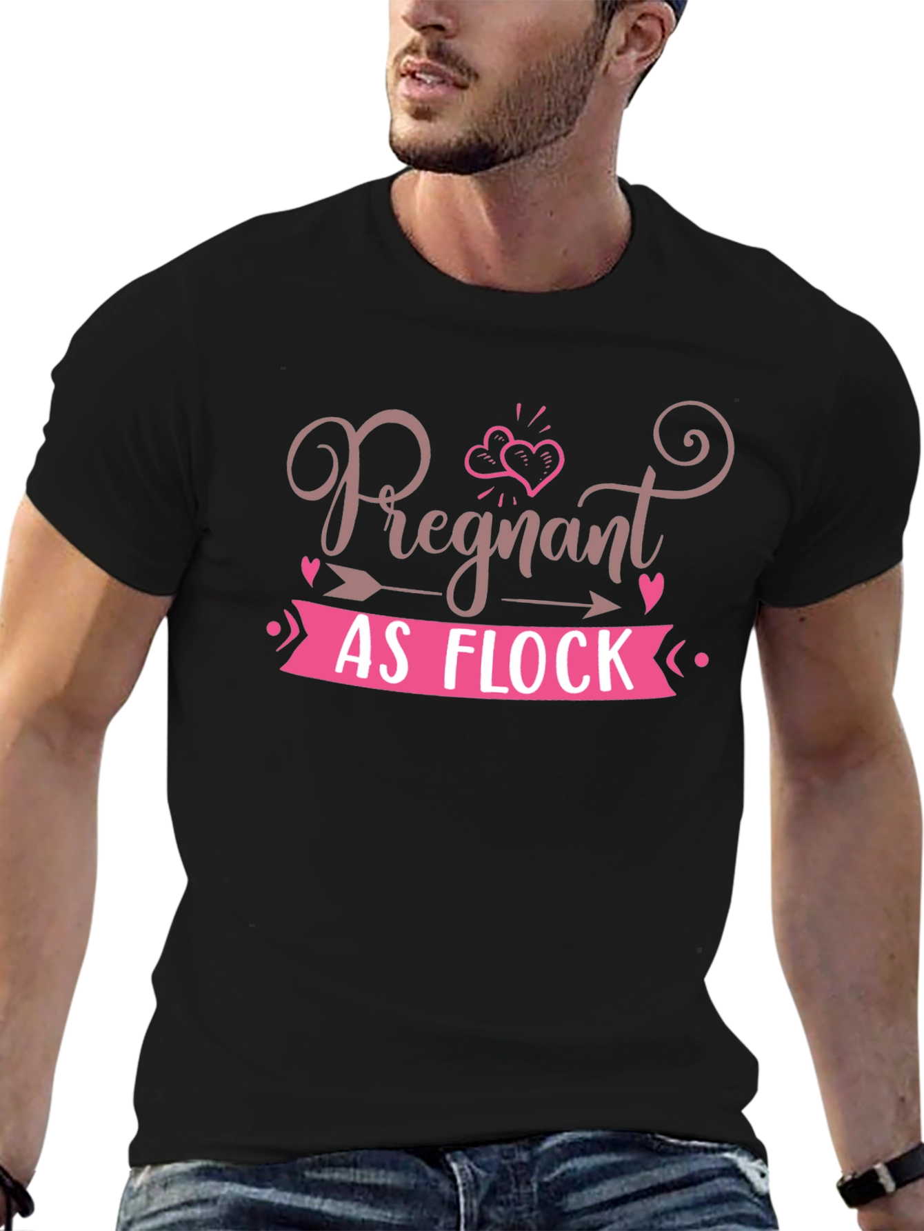Pregnant As Flock T-Shirt - Cute Pregnancy Tee