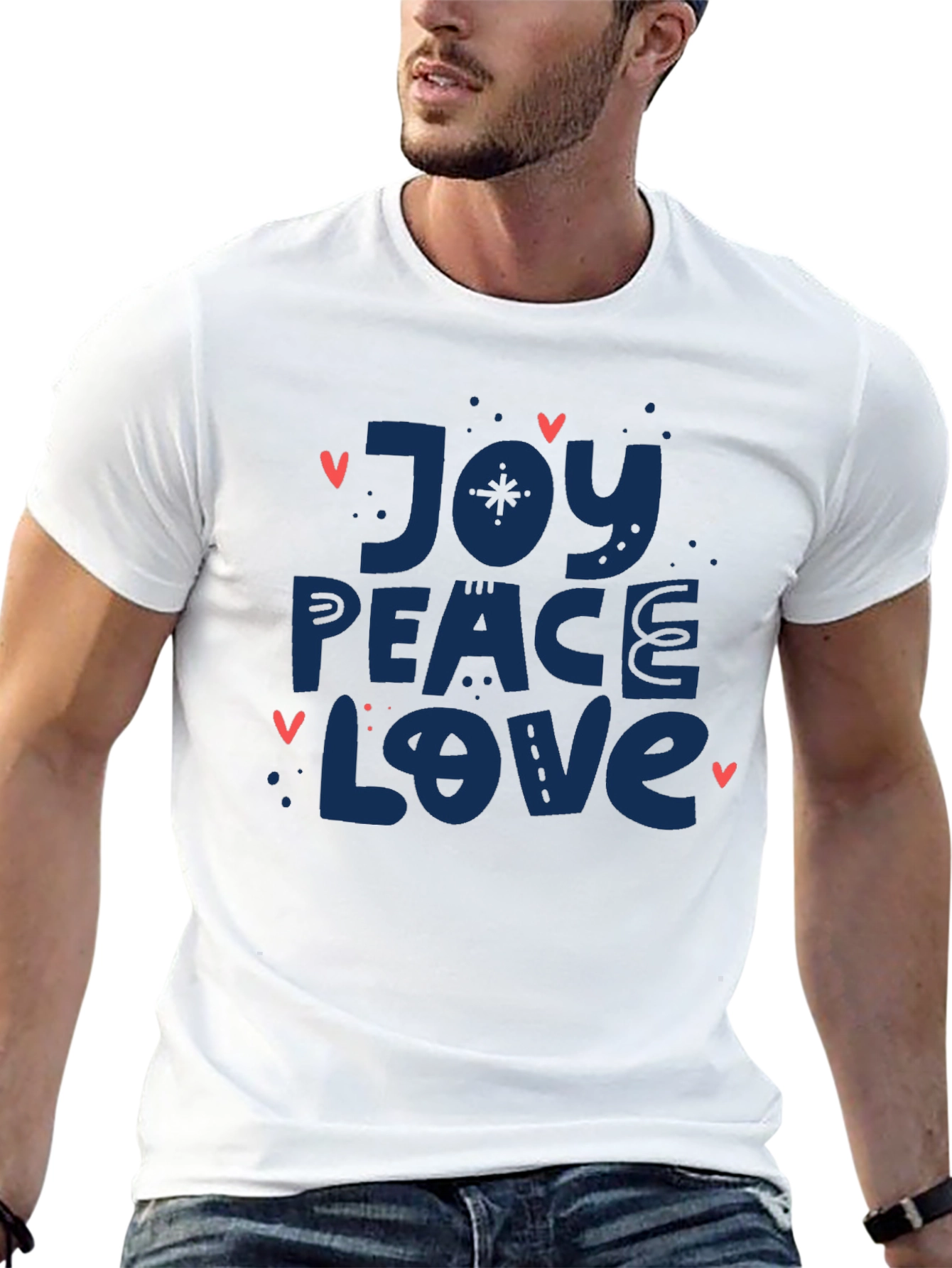 Joy Peace Love Graphic T-Shirt