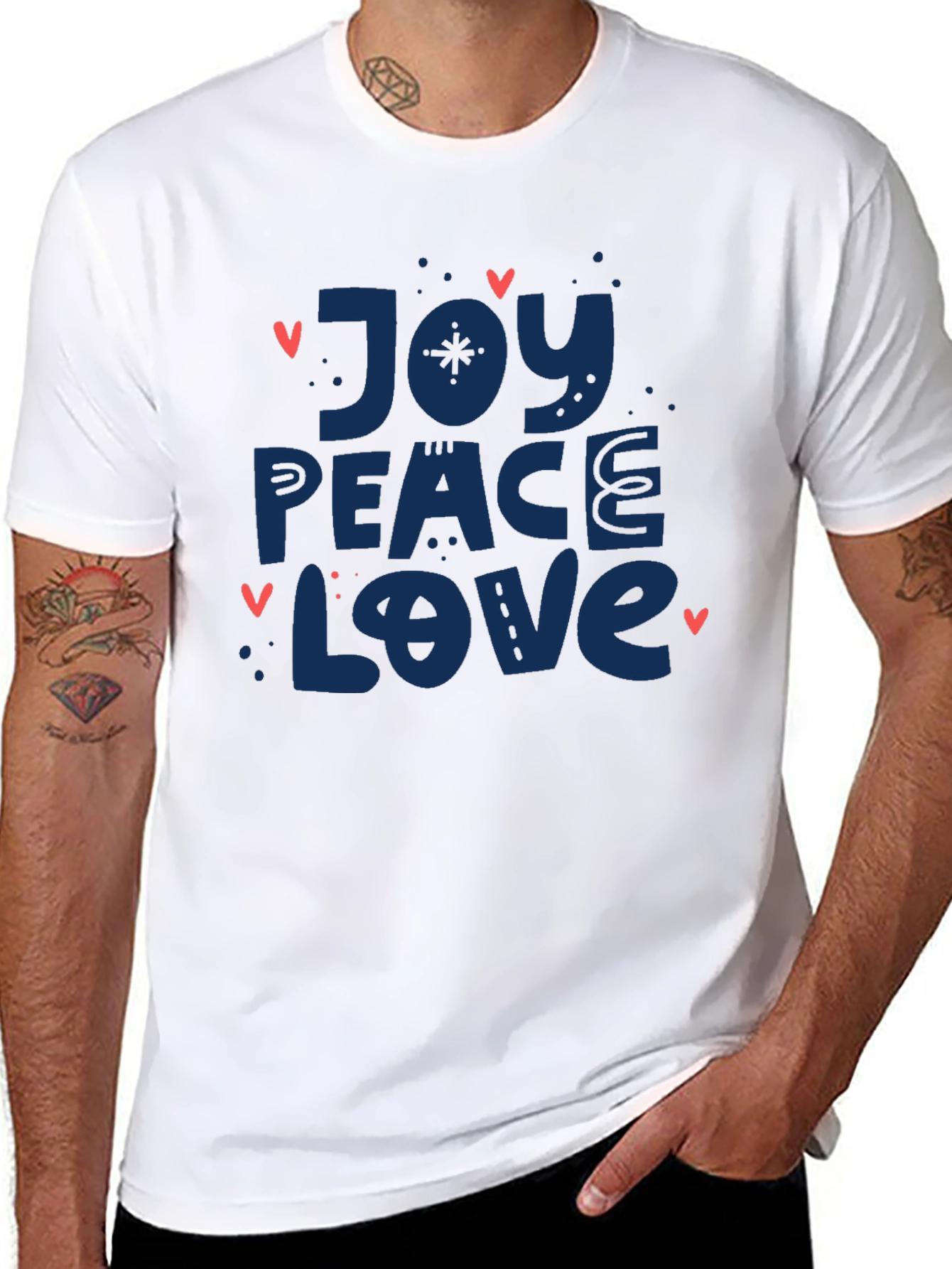 Joy Peace Love Graphic T-Shirt