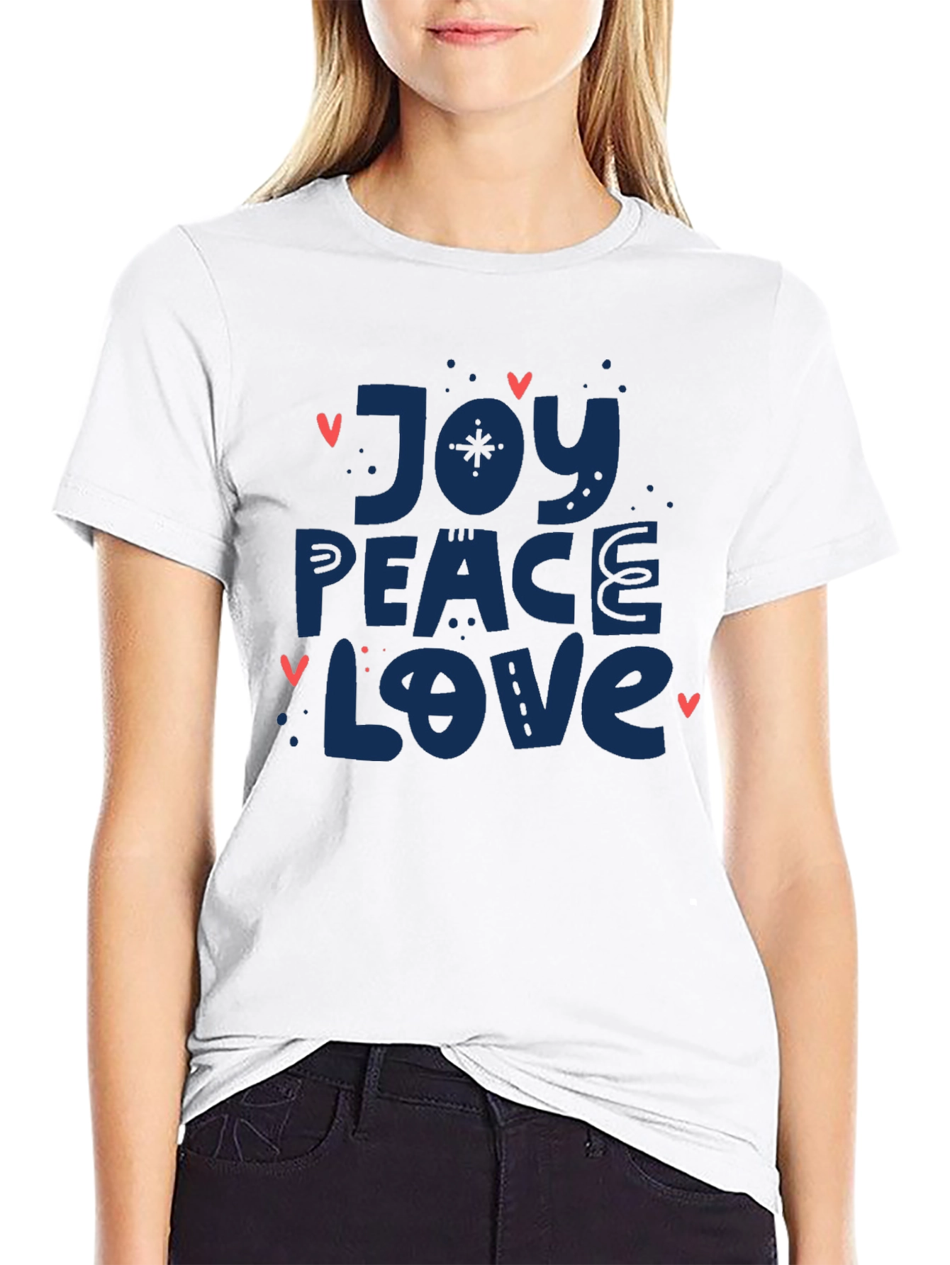 Joy Peace Love Graphic T-Shirt