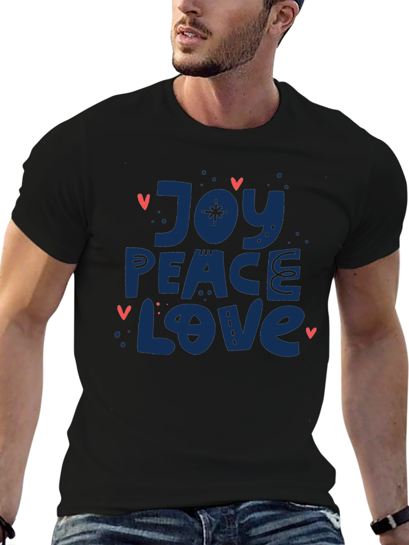 Joy Peace Love Graphic T-Shirt