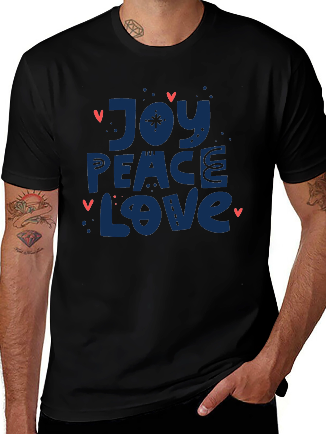 Joy Peace Love Graphic T-Shirt