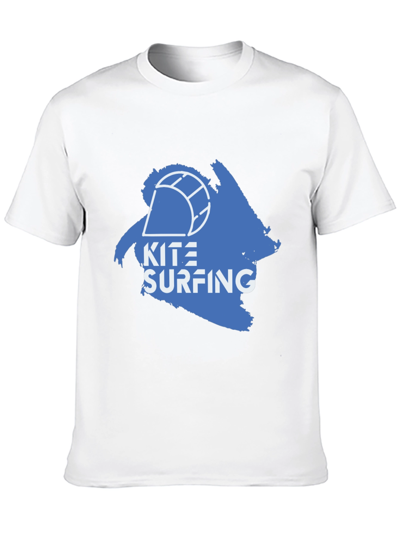 Kite Surfing Graphic T-Shirt - Mens Black Tee