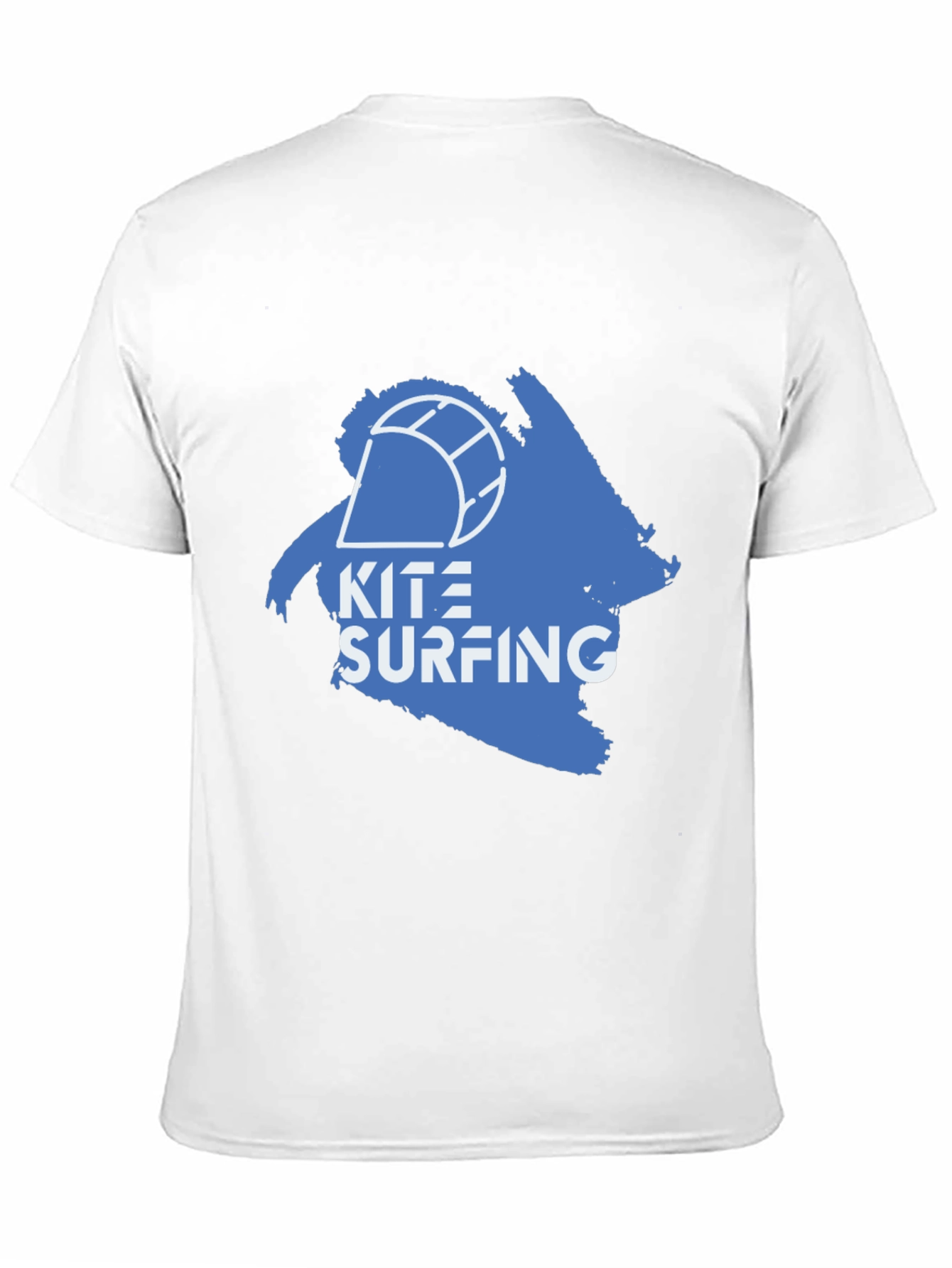 Kite Surfing Graphic T-Shirt - Mens Black Tee