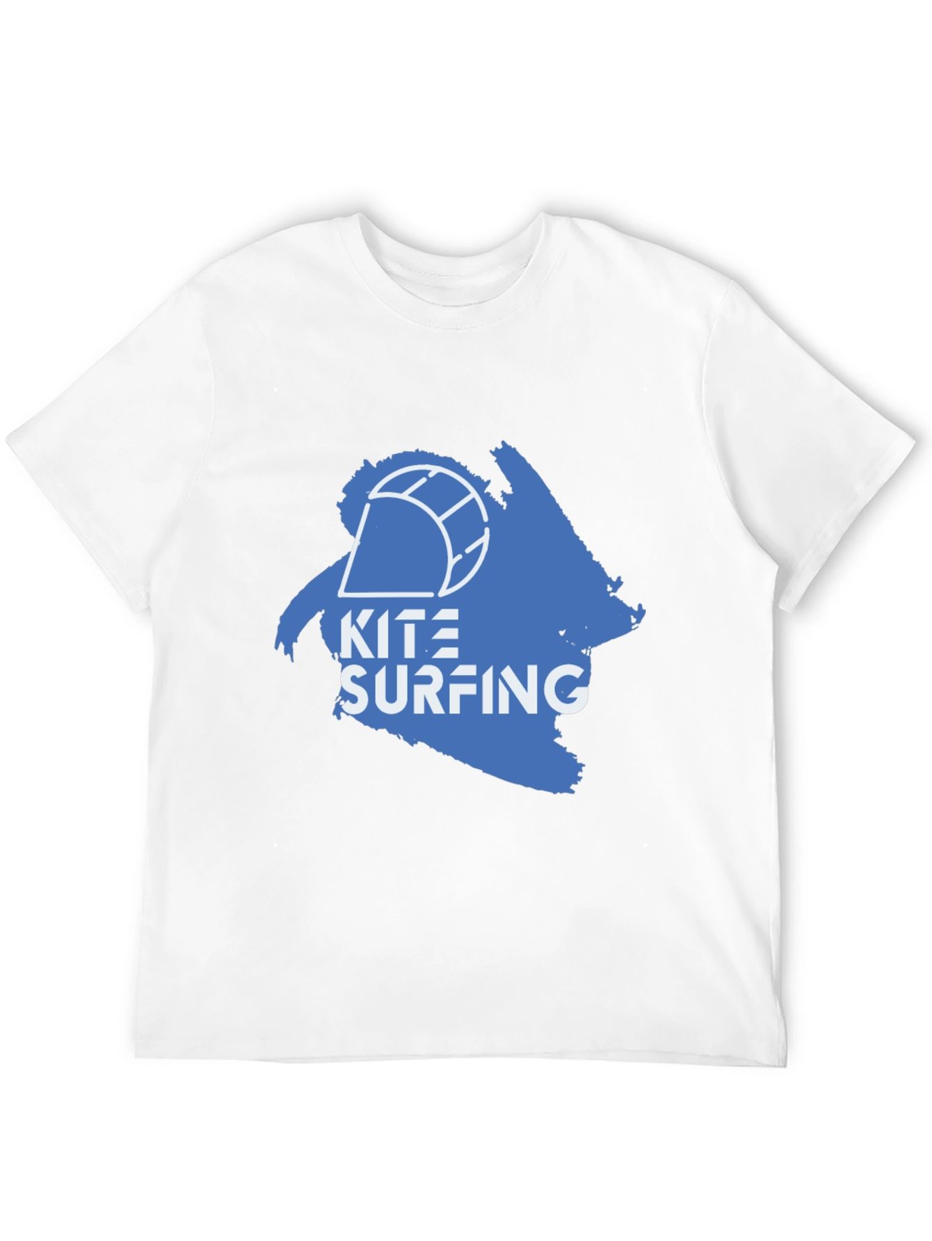 Kite Surfing Graphic T-Shirt - Mens Black Tee