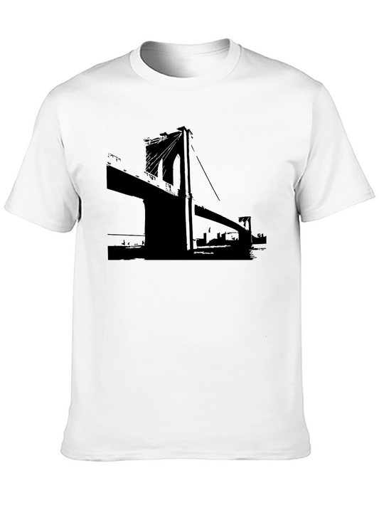 Brooklyn Bridge Graphic Tee - Black