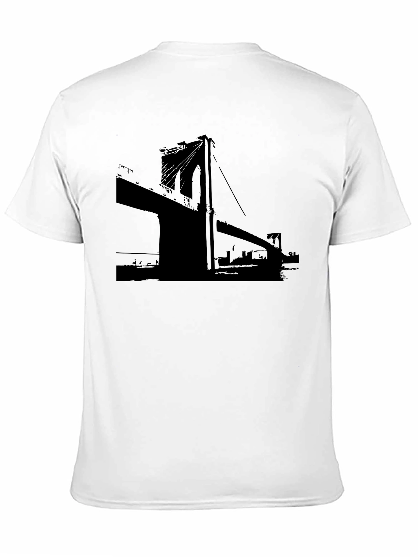 Brooklyn Bridge Graphic Tee - Black