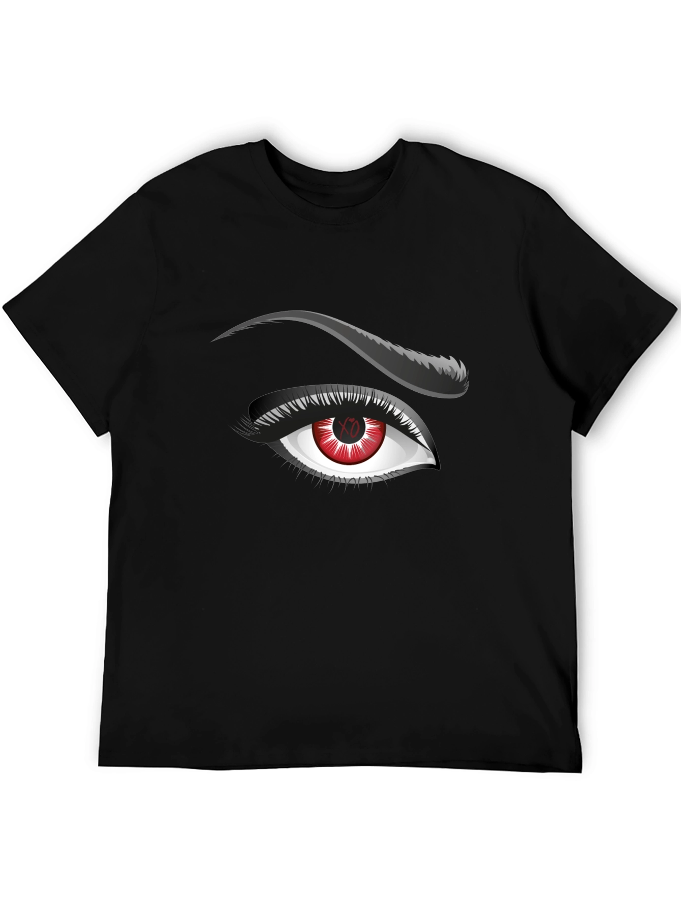 Red Eye Graphic Tee - Mens Black T-Shirt