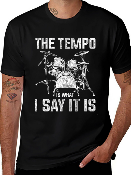 Tempo Drummer Graphic T-Shirt