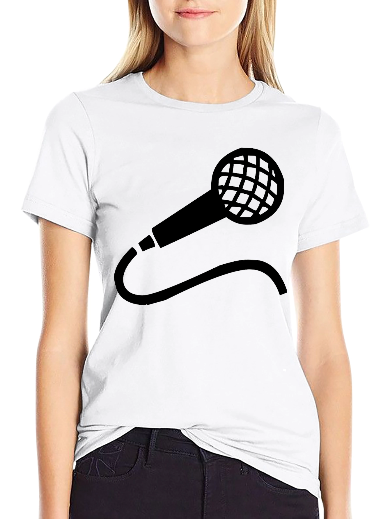 Microphone Graphic Tee - Singers Essential