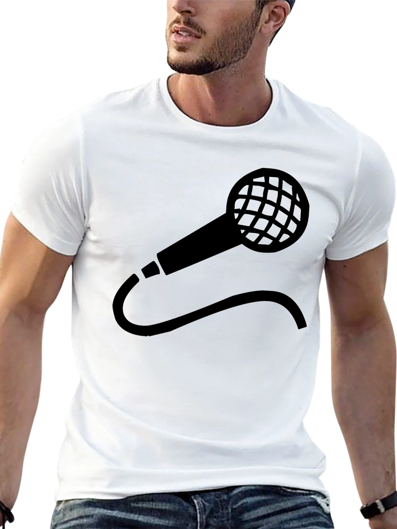 Microphone Graphic Tee - Singers Essential