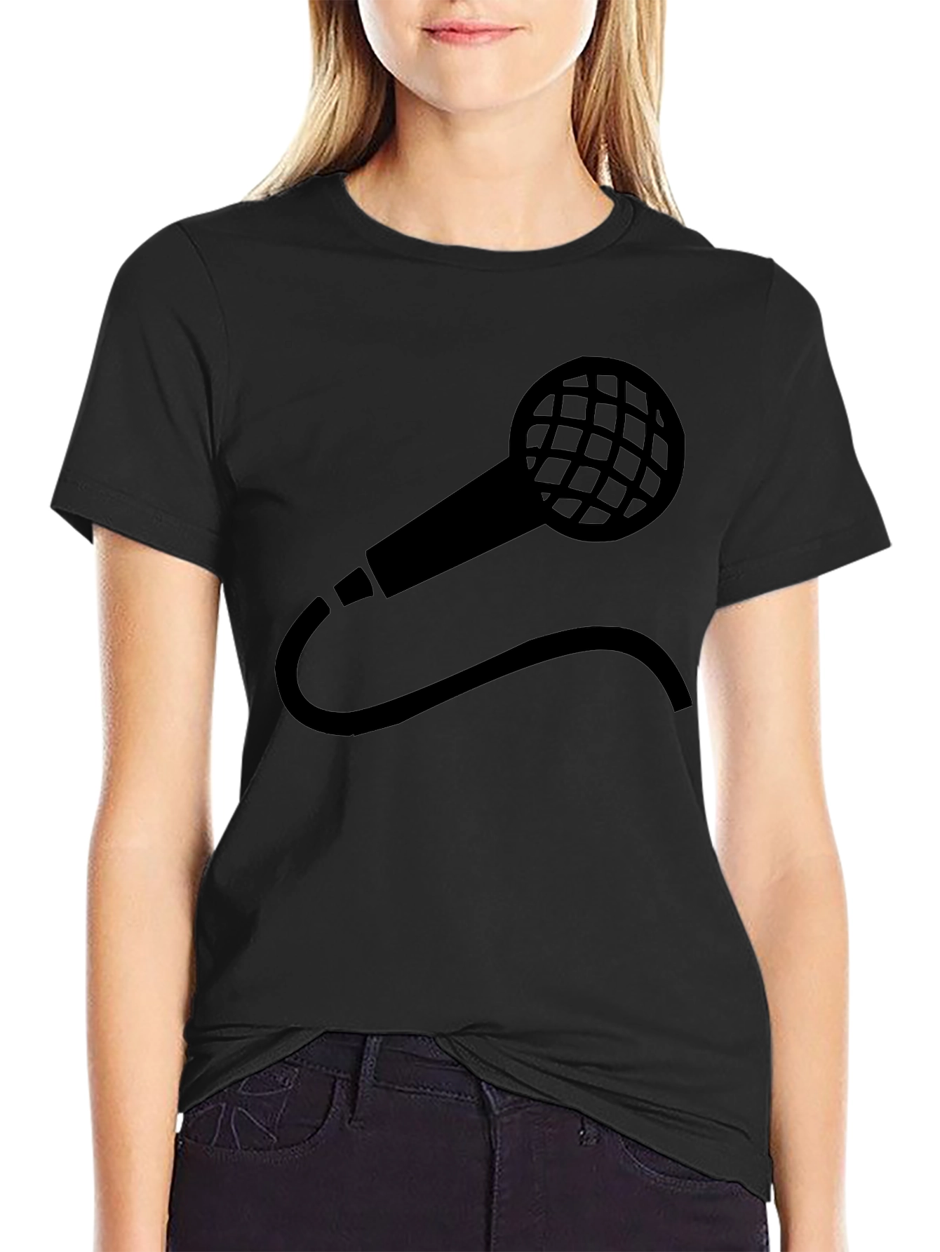 Microphone Graphic Tee - Singers Essential