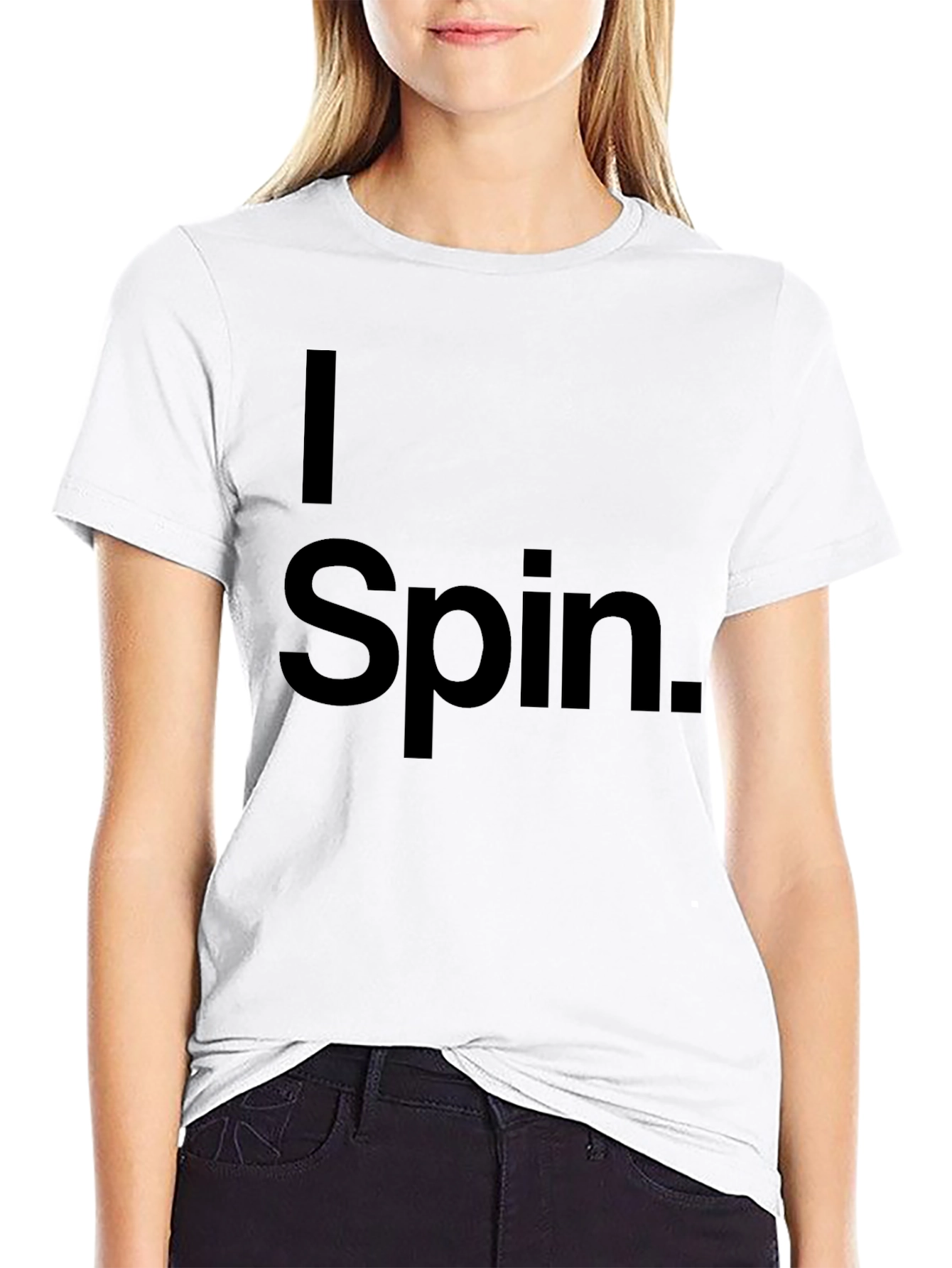 I Spin Black T-Shirt