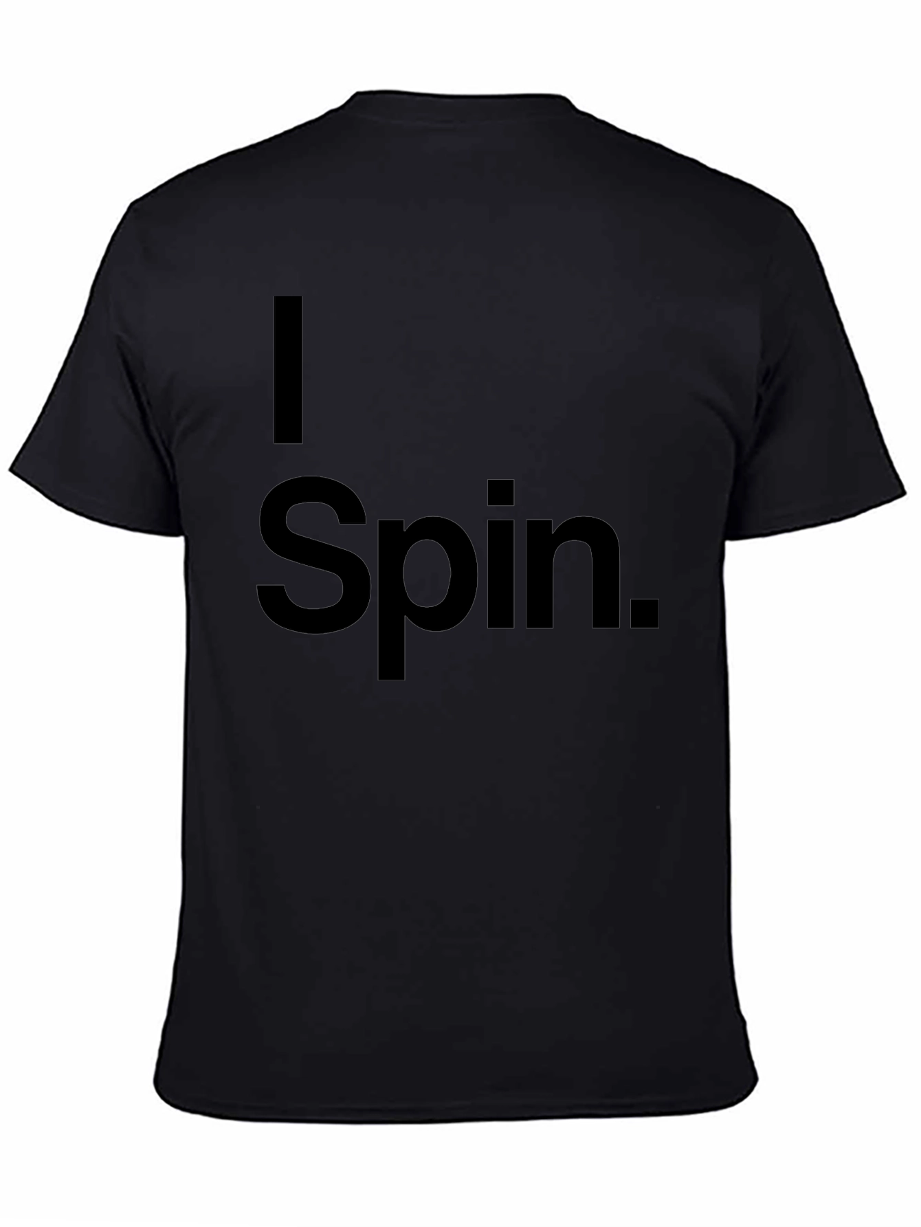 I Spin Black T-Shirt