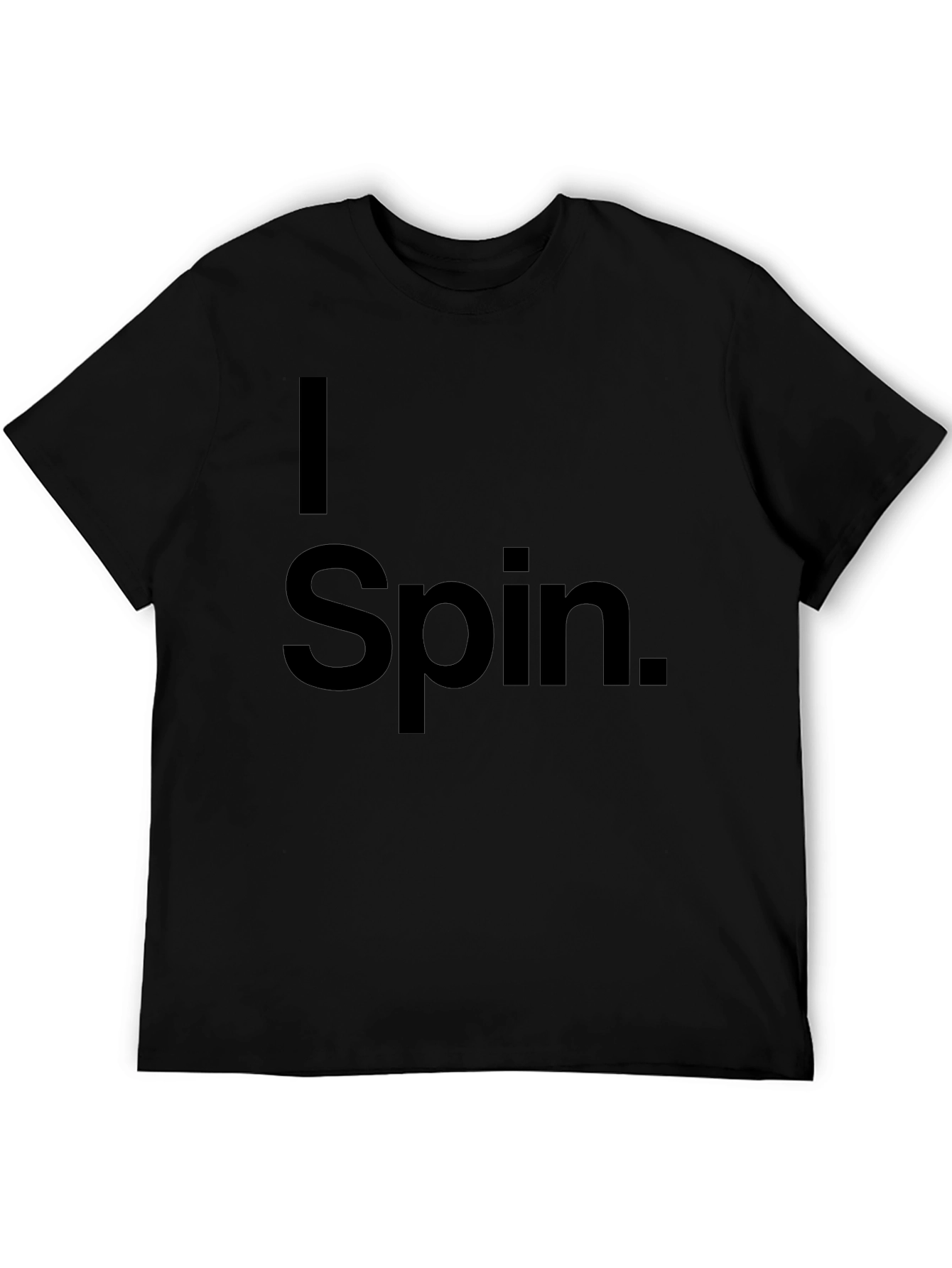 I Spin Black T-Shirt