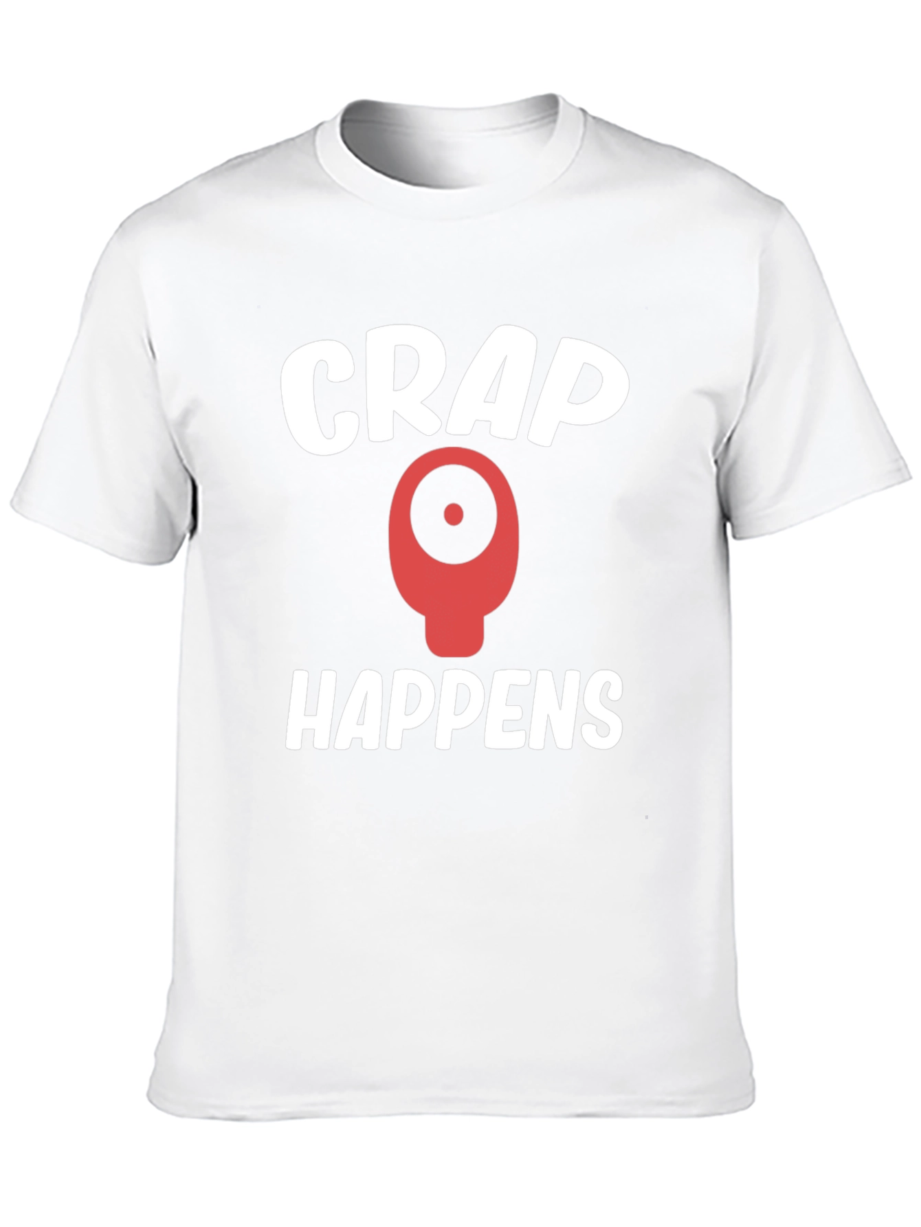 Crap Happens Graphic Tee - Black