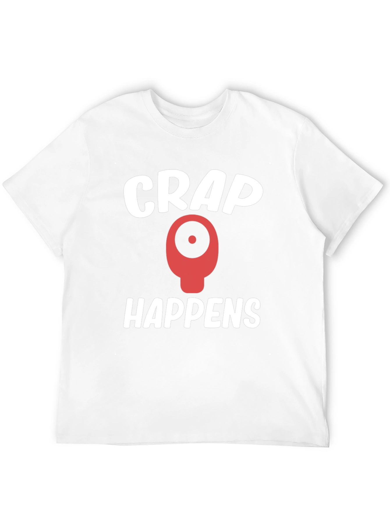Crap Happens Graphic Tee - Black
