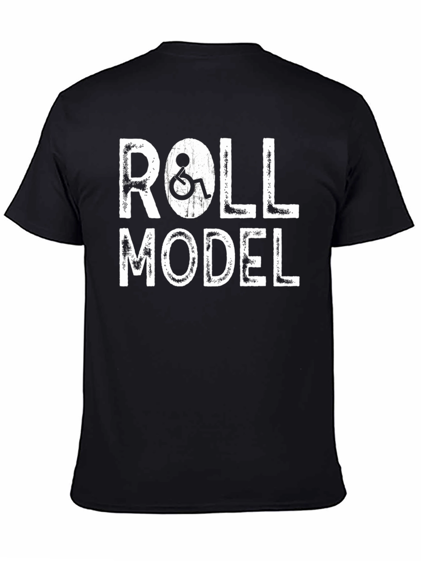 Roll Model Graphic Tee - Disability Awareness Shirt