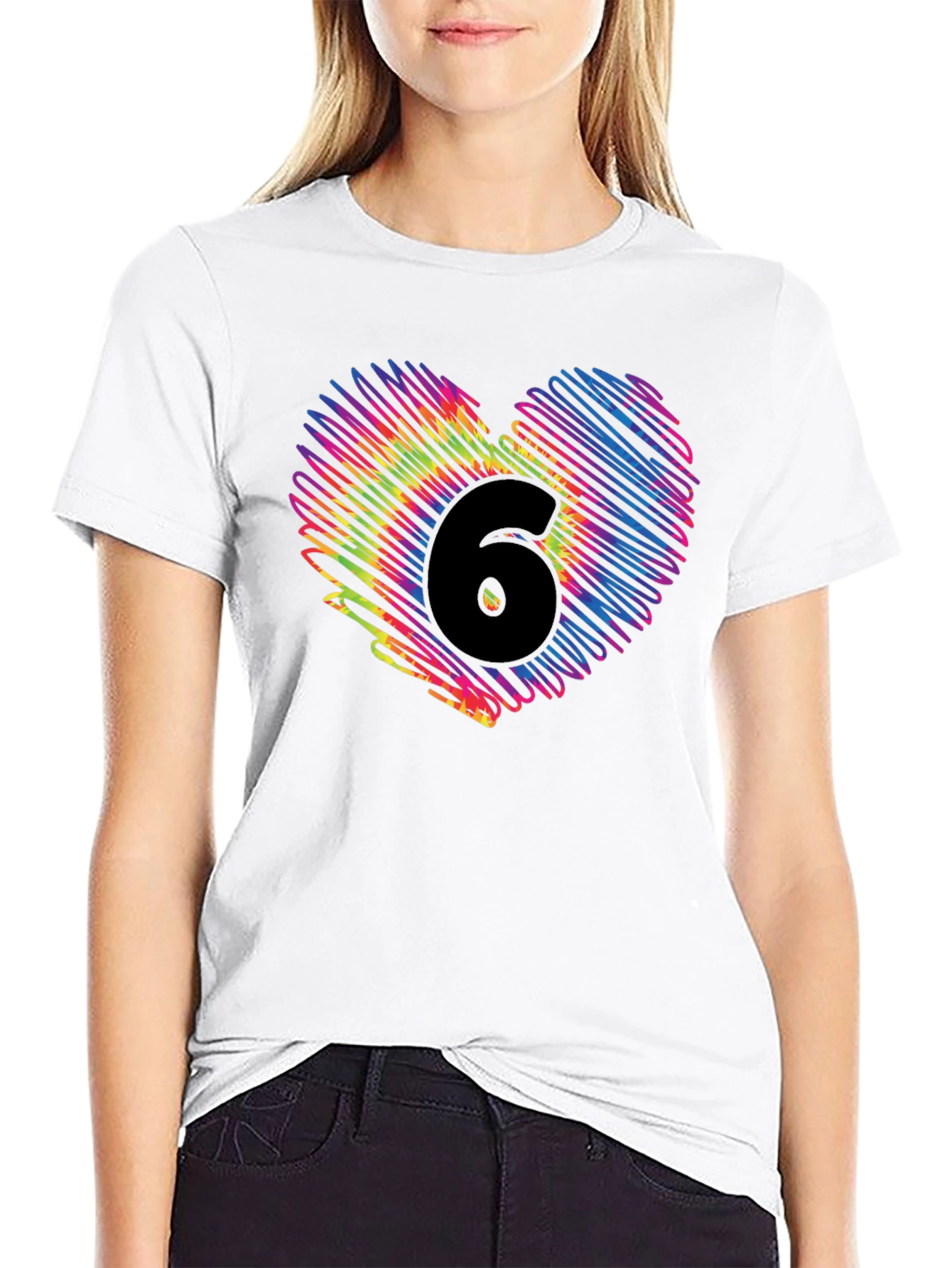 Heart 6th Birthday T-Shirt