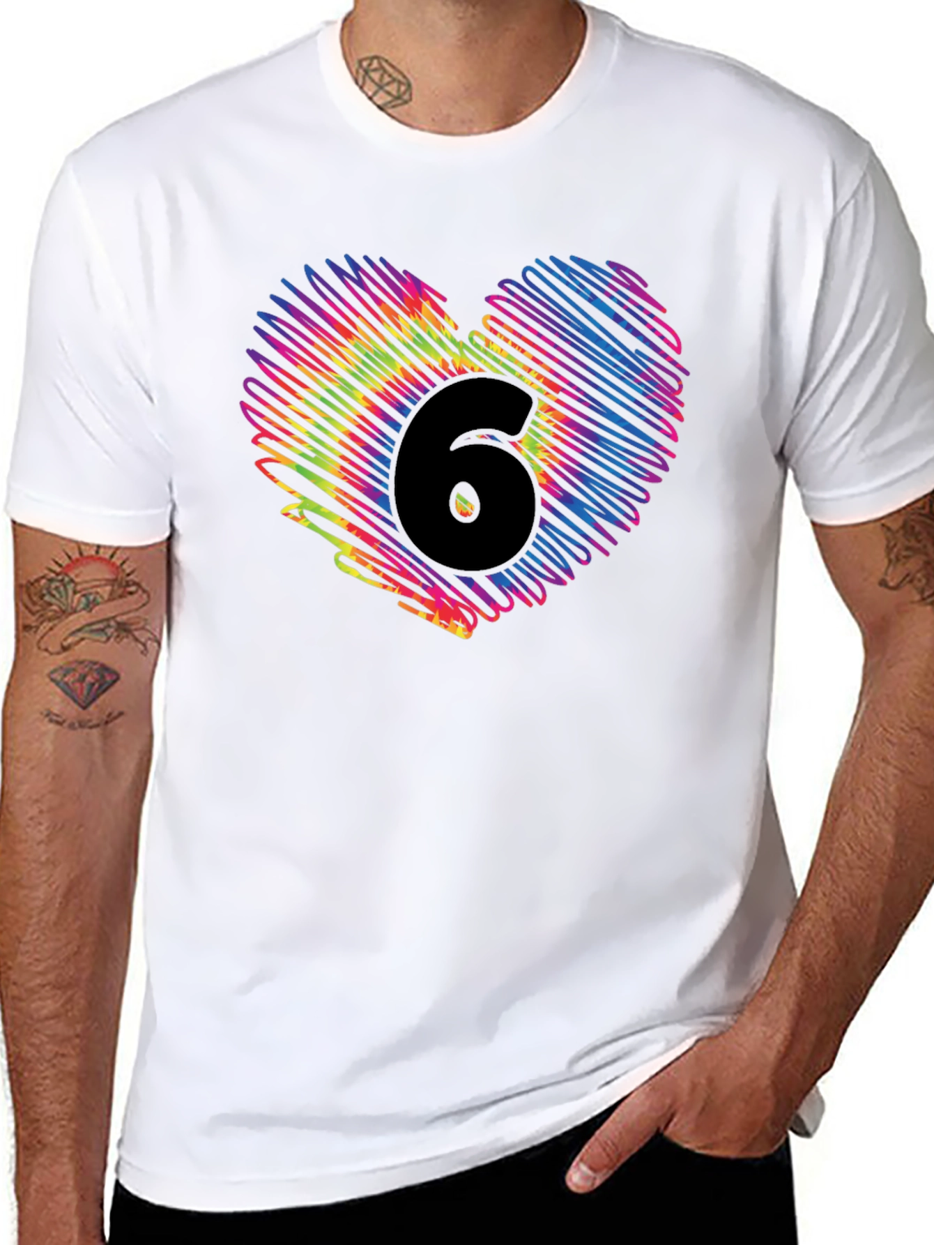 Heart 6th Birthday T-Shirt