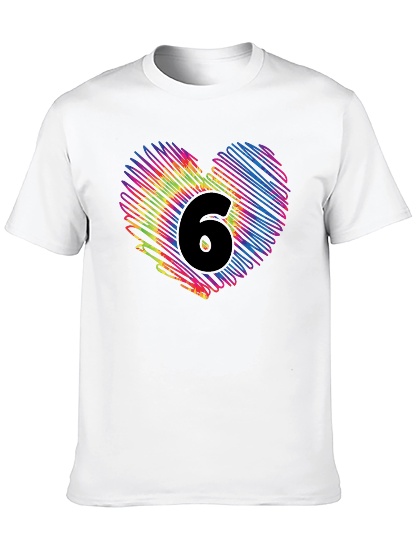 Heart 6th Birthday T-Shirt