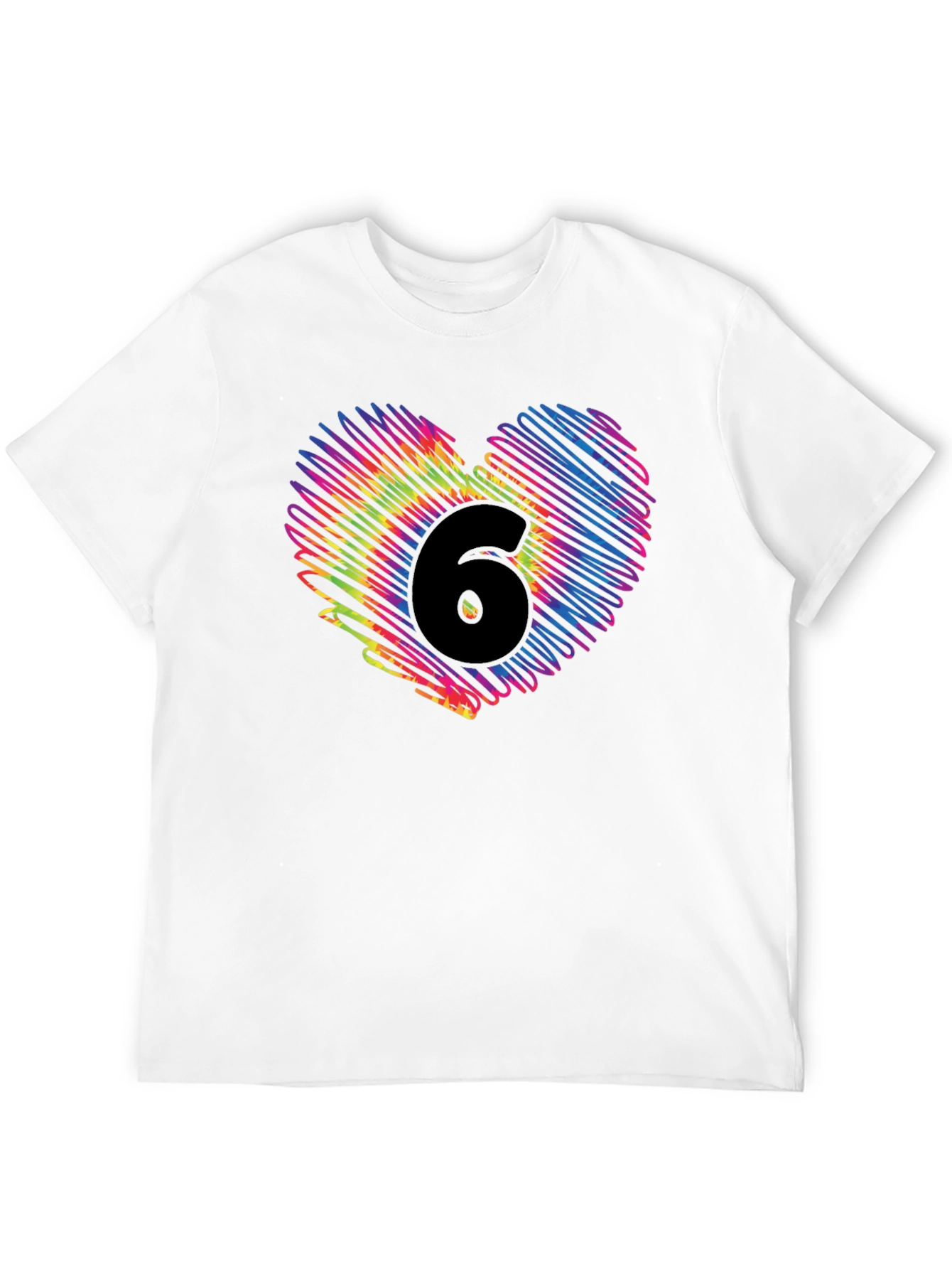 Heart 6th Birthday T-Shirt