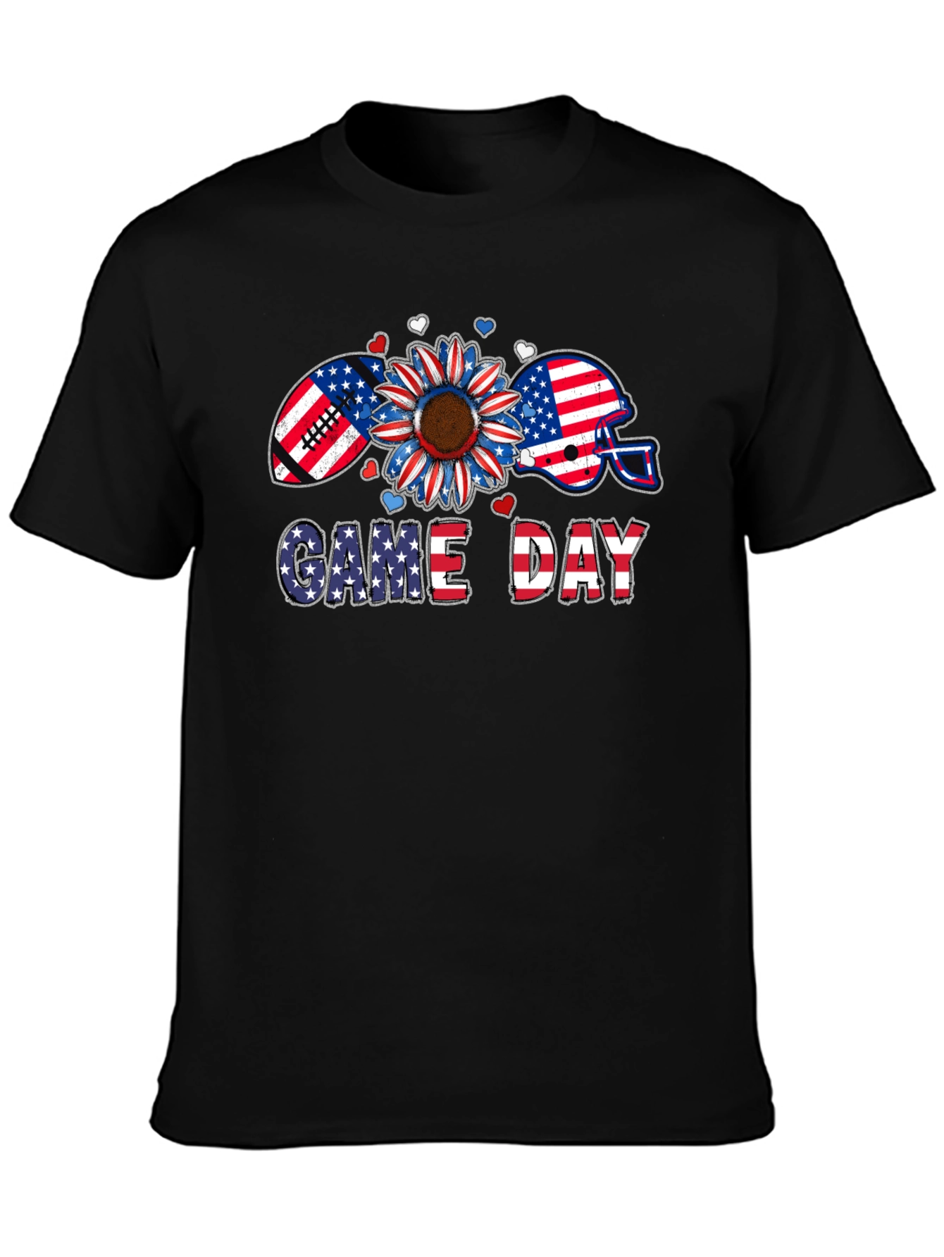Game Day Patriotic Graphic Tee