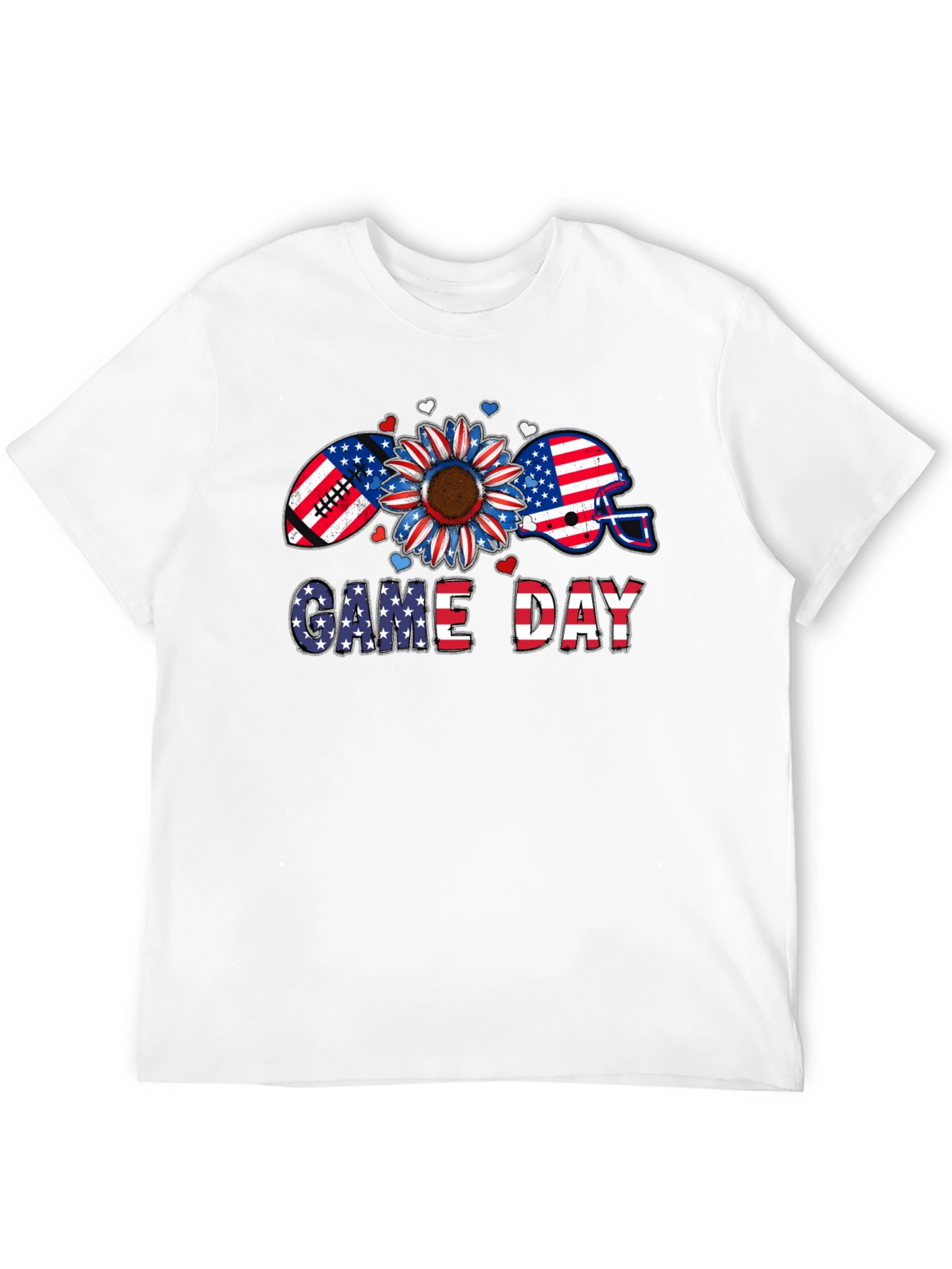 Game Day Patriotic Graphic Tee