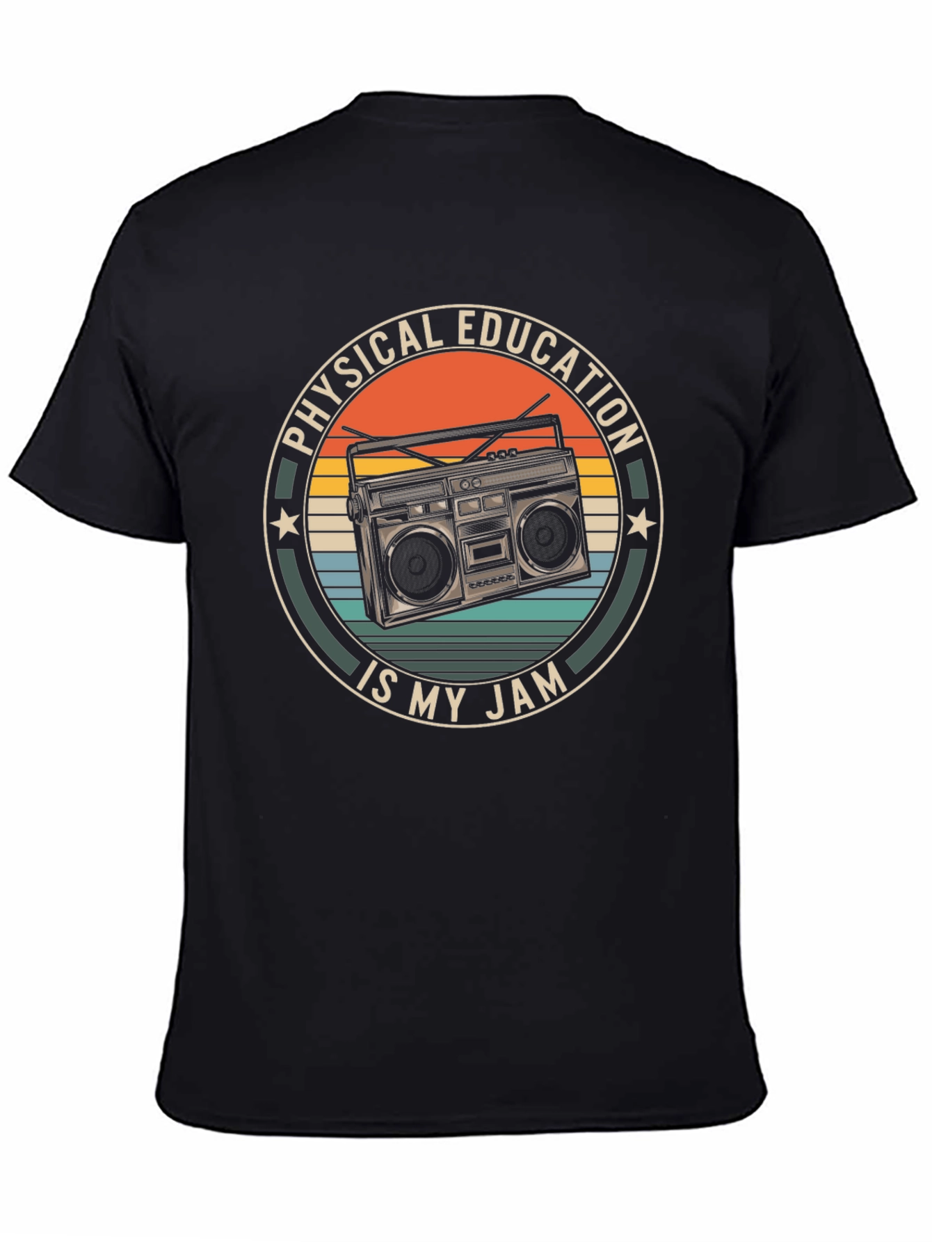 Physical Education is My Jam Retro Boombox T-Shirt