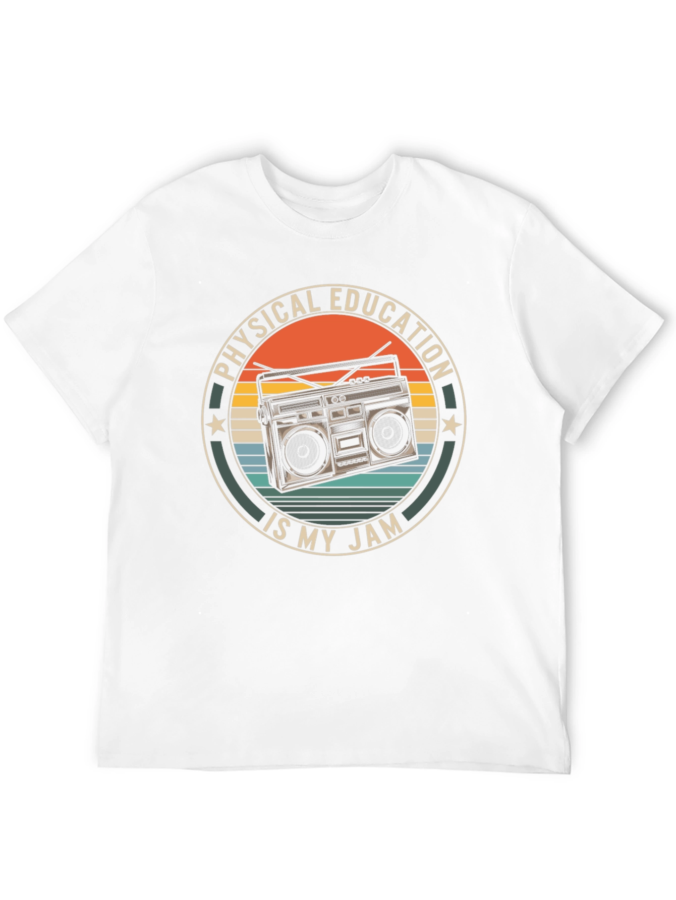 Physical Education is My Jam Retro Boombox T-Shirt