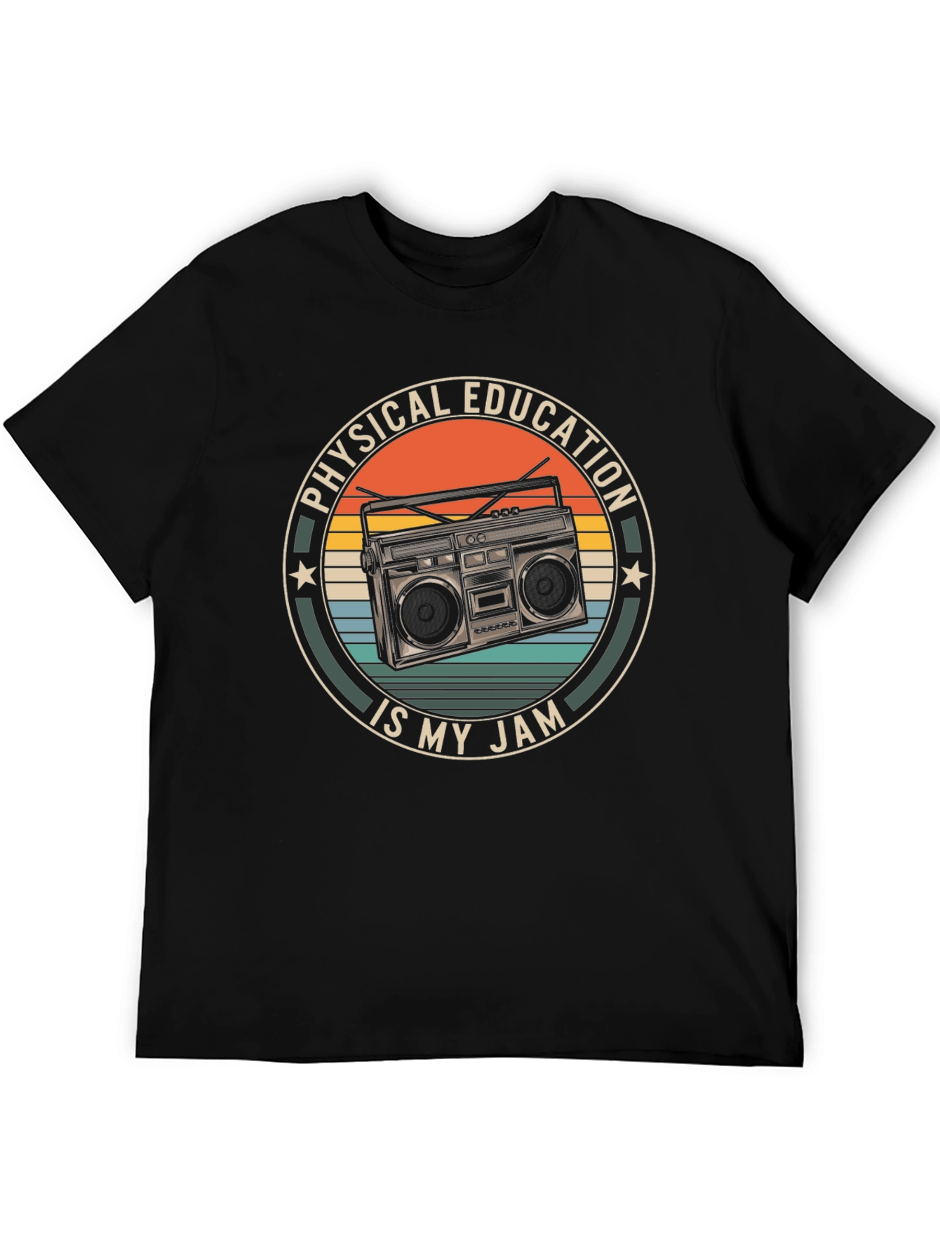 Physical Education is My Jam Retro Boombox T-Shirt