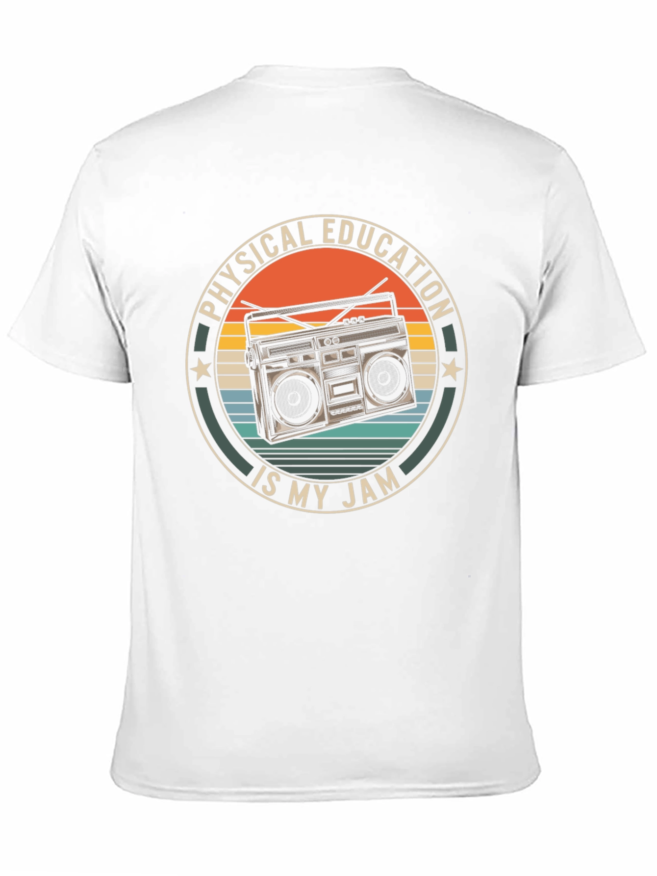 Physical Education is My Jam Retro Boombox T-Shirt