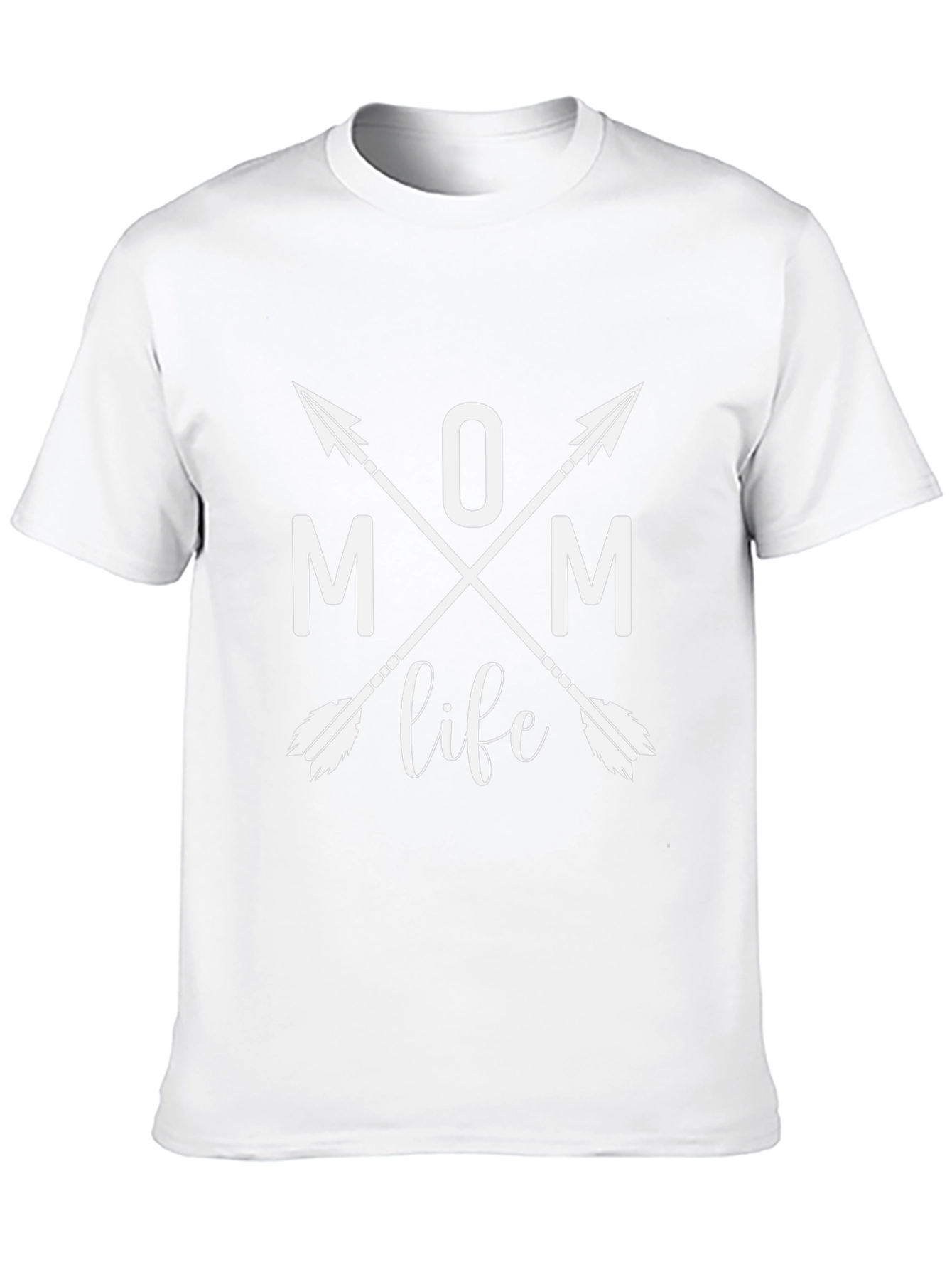 Mom Life Arrow Graphic Tee - Black