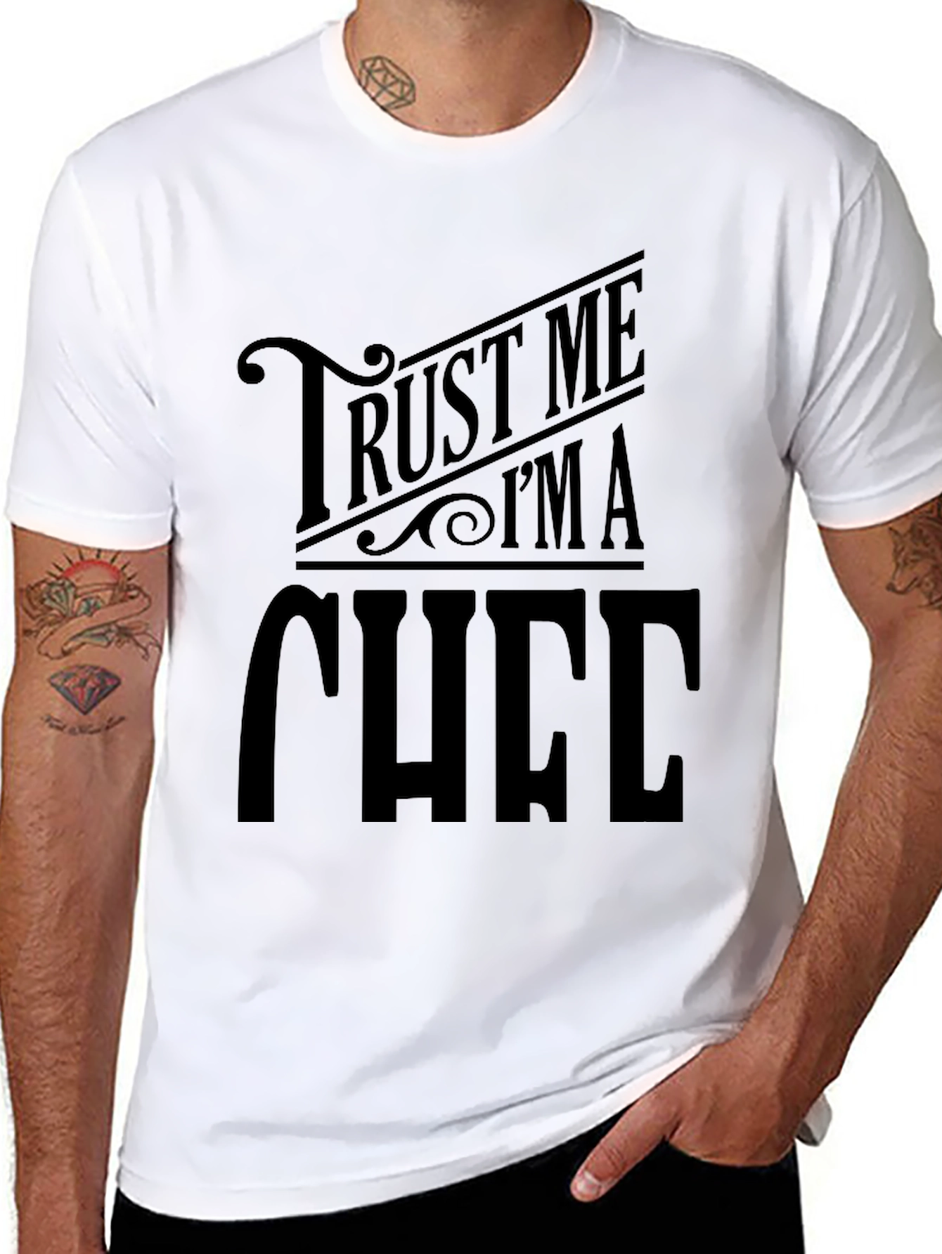 Trust Me Im A Chef T-Shirt - Black