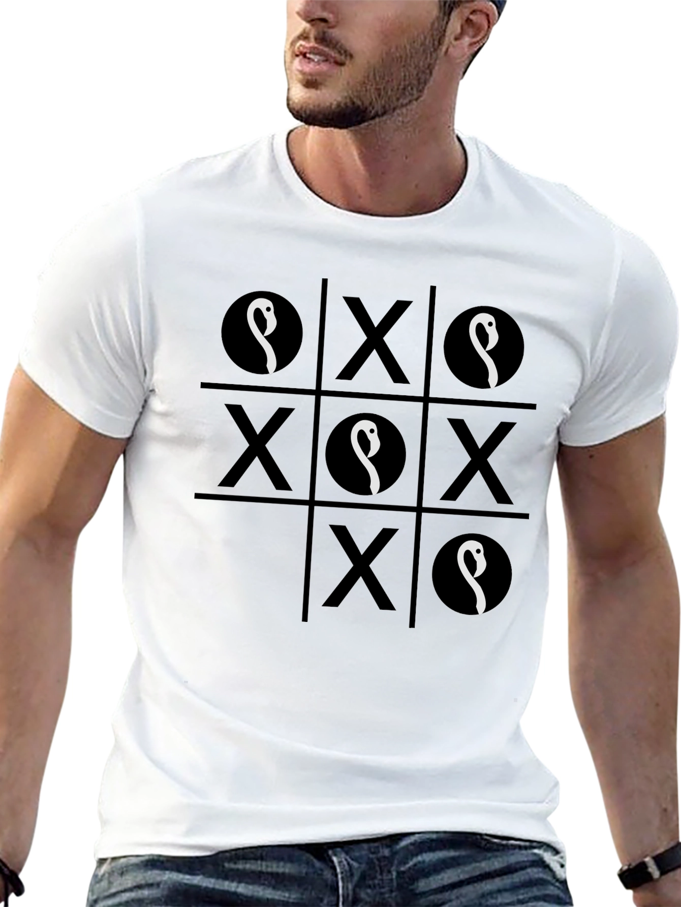 Tic-Tac-Toe T-Shirt with Unique Icon Design