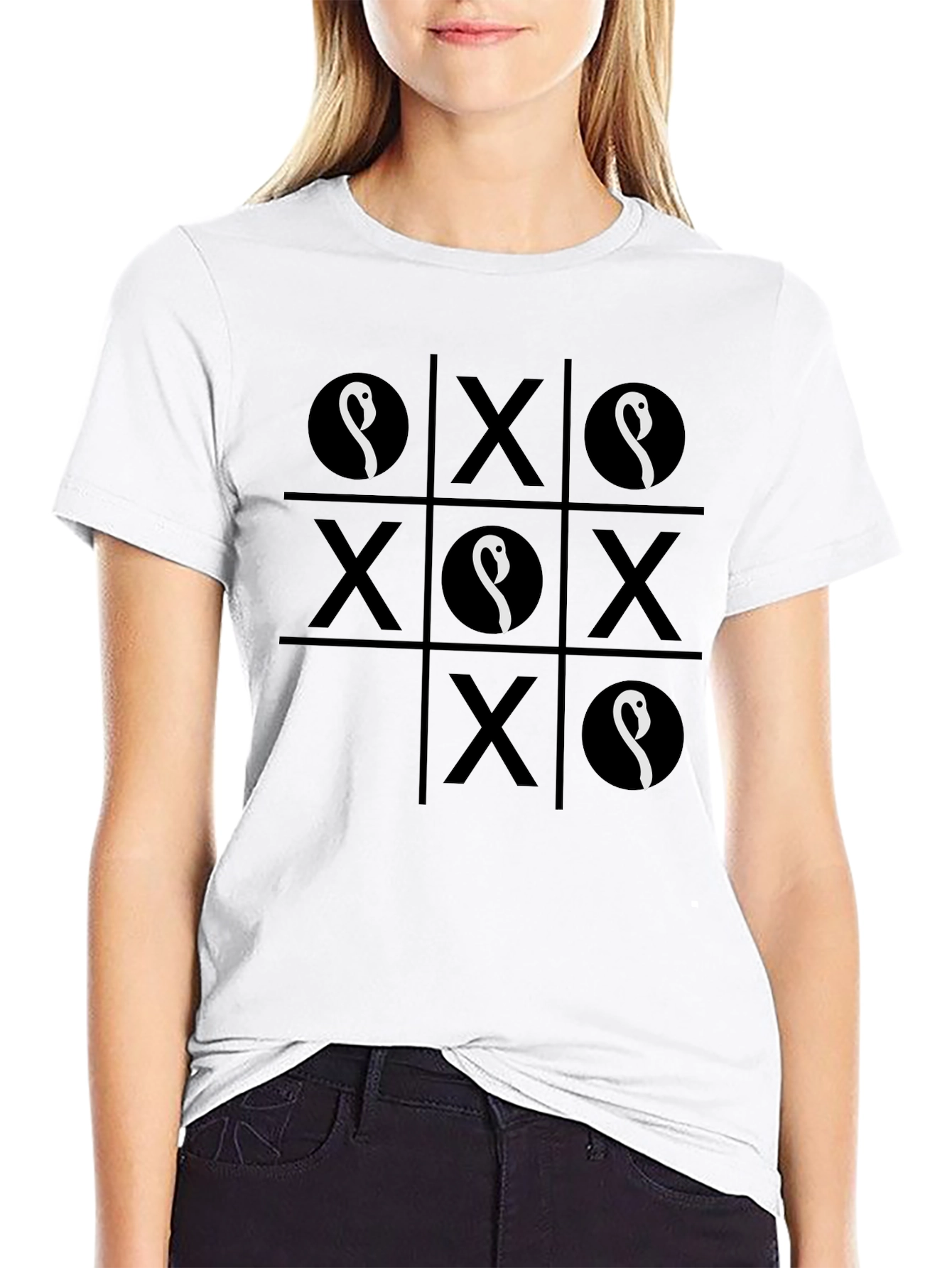 Tic-Tac-Toe T-Shirt with Unique Icon Design