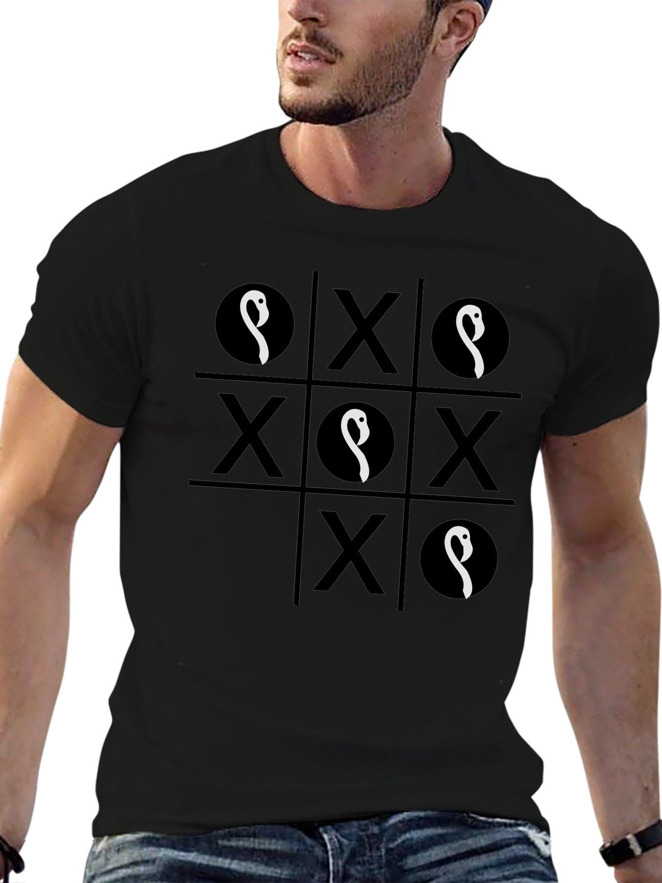 Tic-Tac-Toe T-Shirt with Unique Icon Design