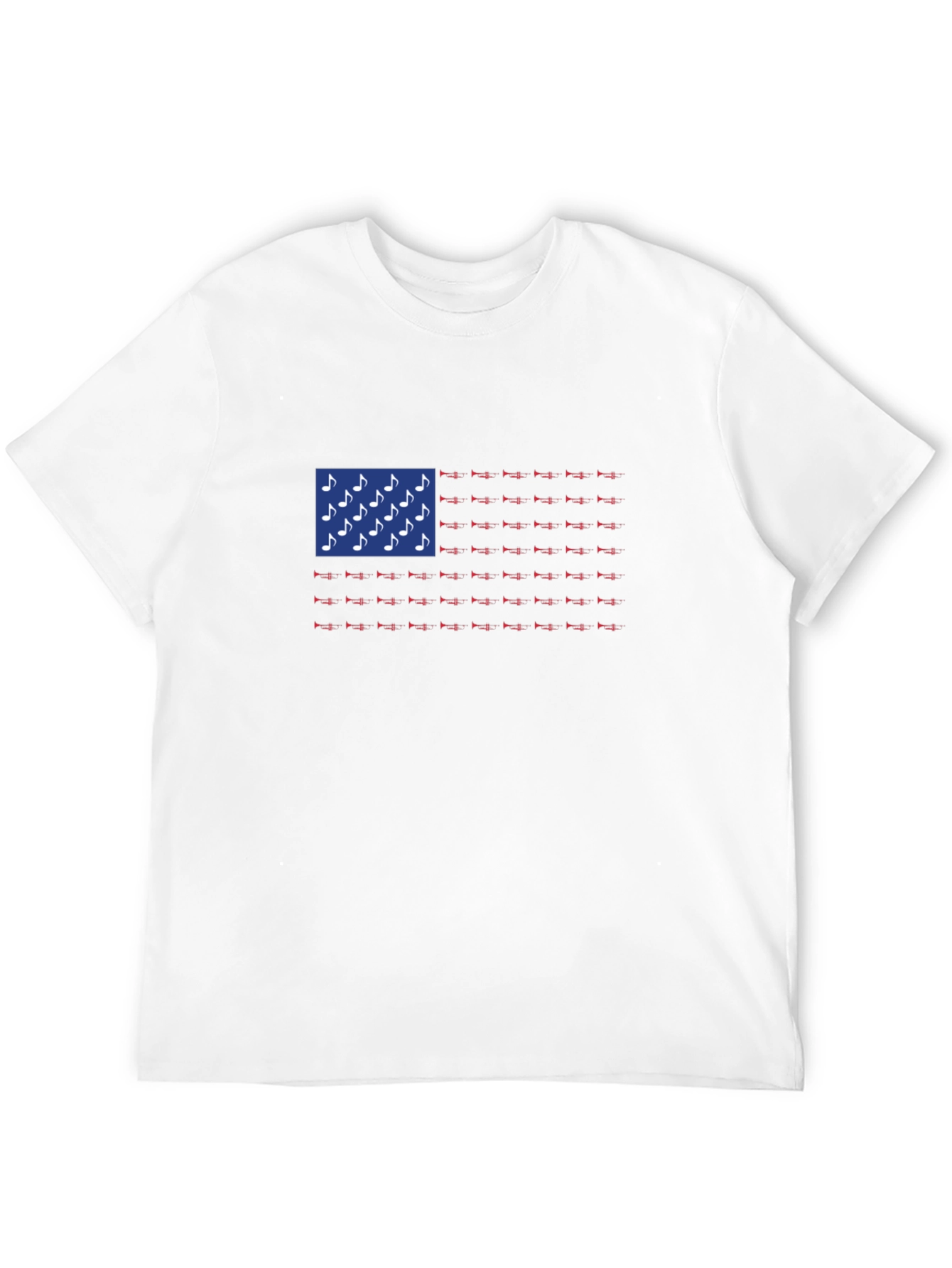 Musical American Flag Graphic Tee