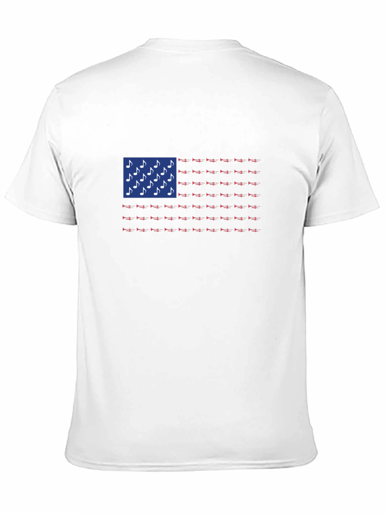 Musical American Flag Graphic Tee