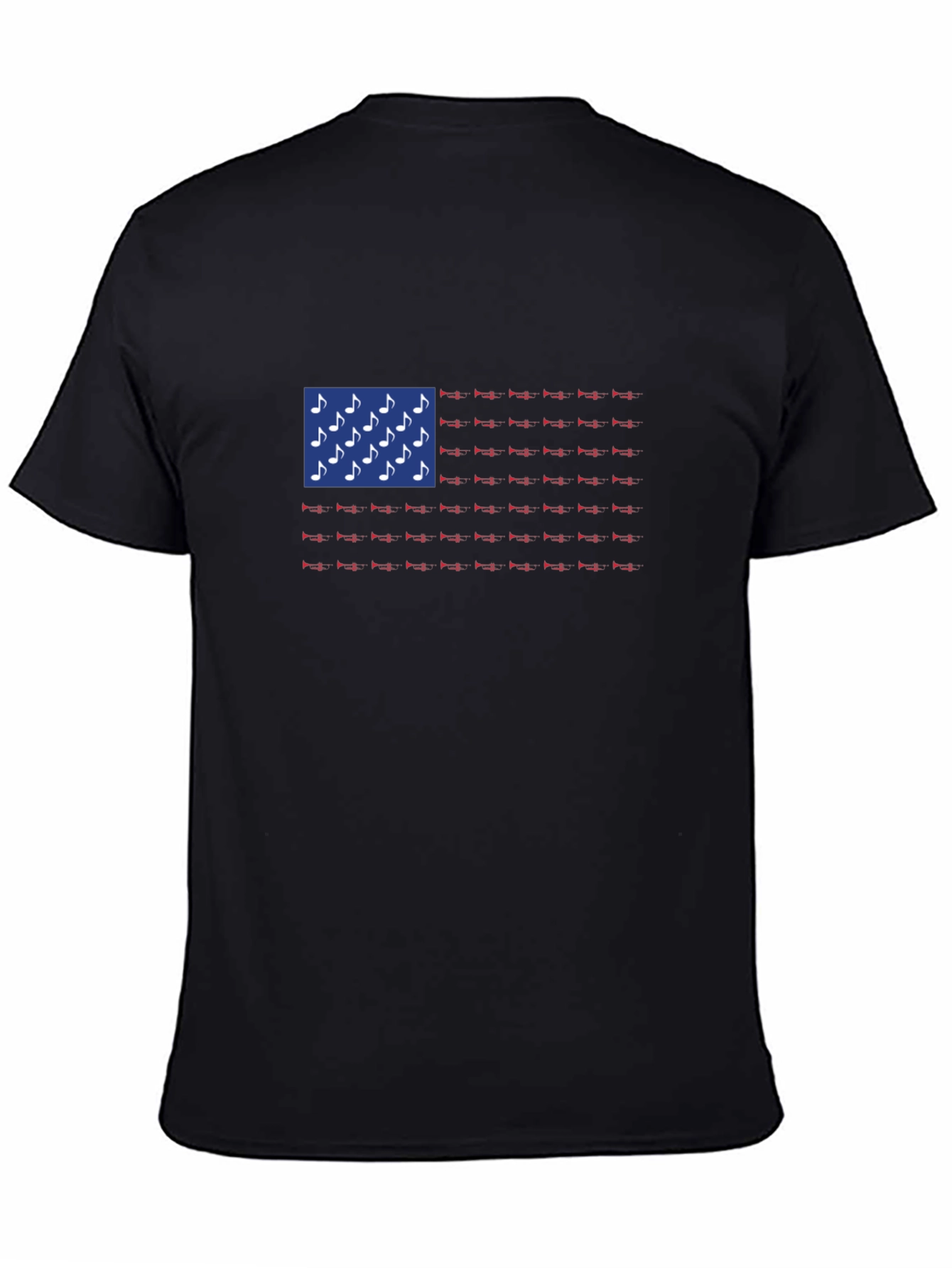 Musical American Flag Graphic Tee