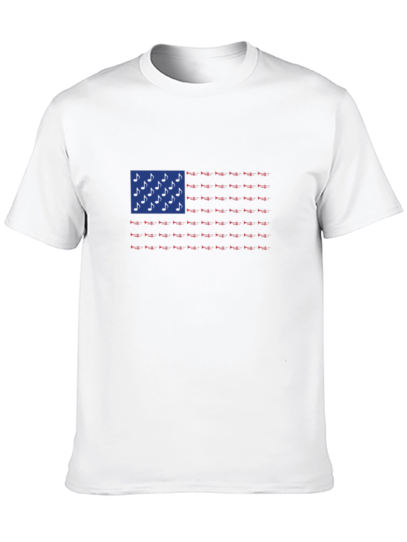 Musical American Flag Graphic Tee