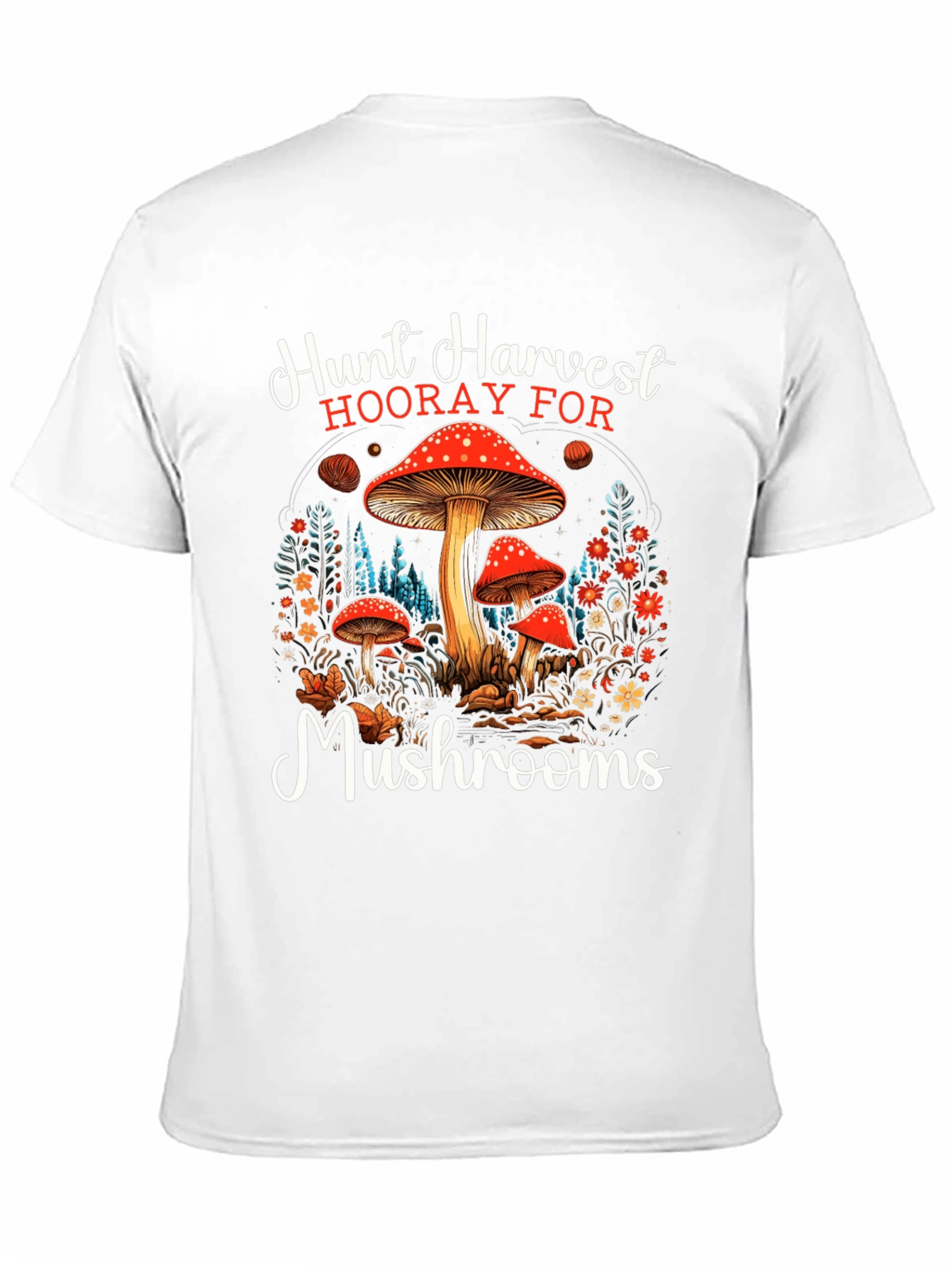Hunt Harvest Mushrooms T-Shirt