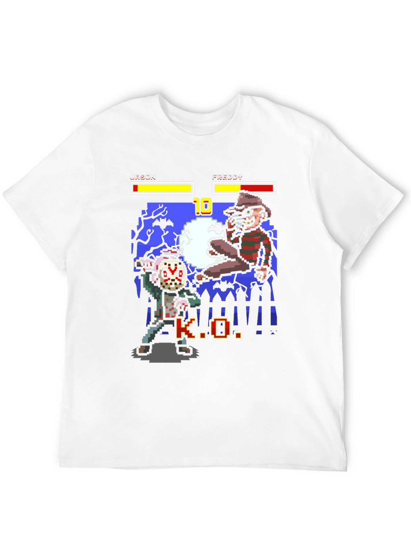Retro 8-Bit Jason vs. Freddy T-Shirt