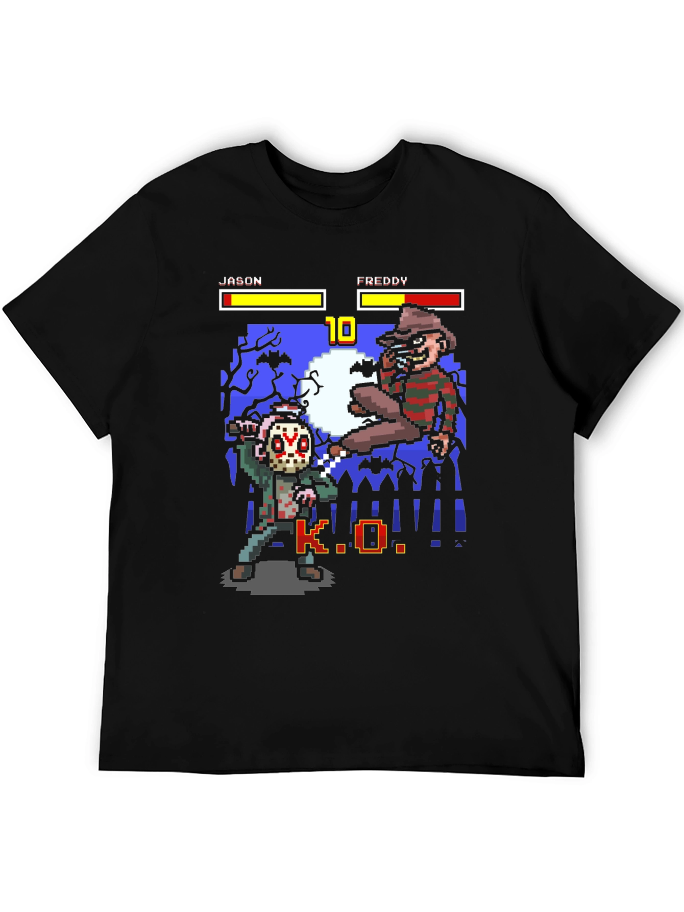 Retro 8-Bit Jason vs. Freddy T-Shirt