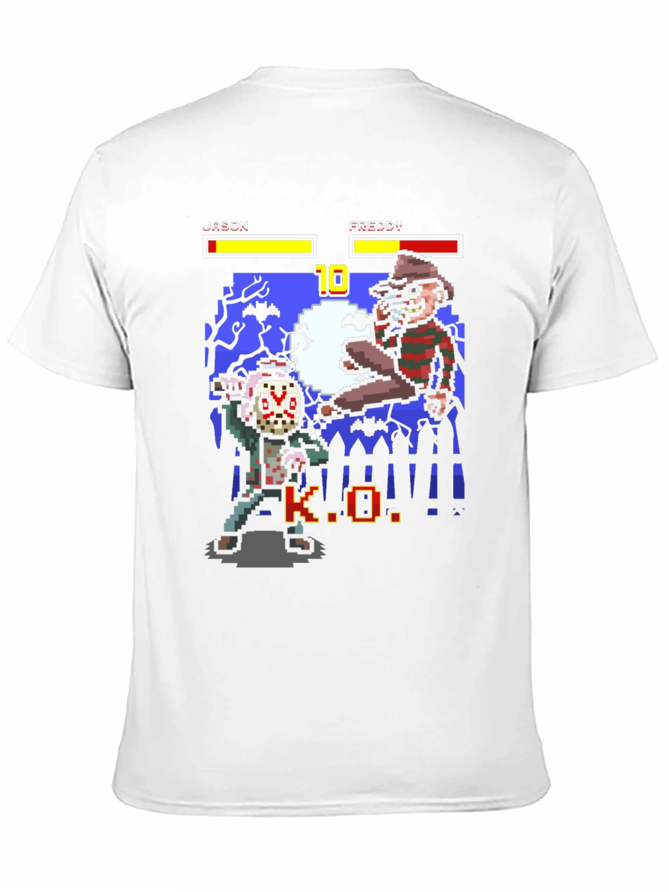 Retro 8-Bit Jason vs. Freddy T-Shirt