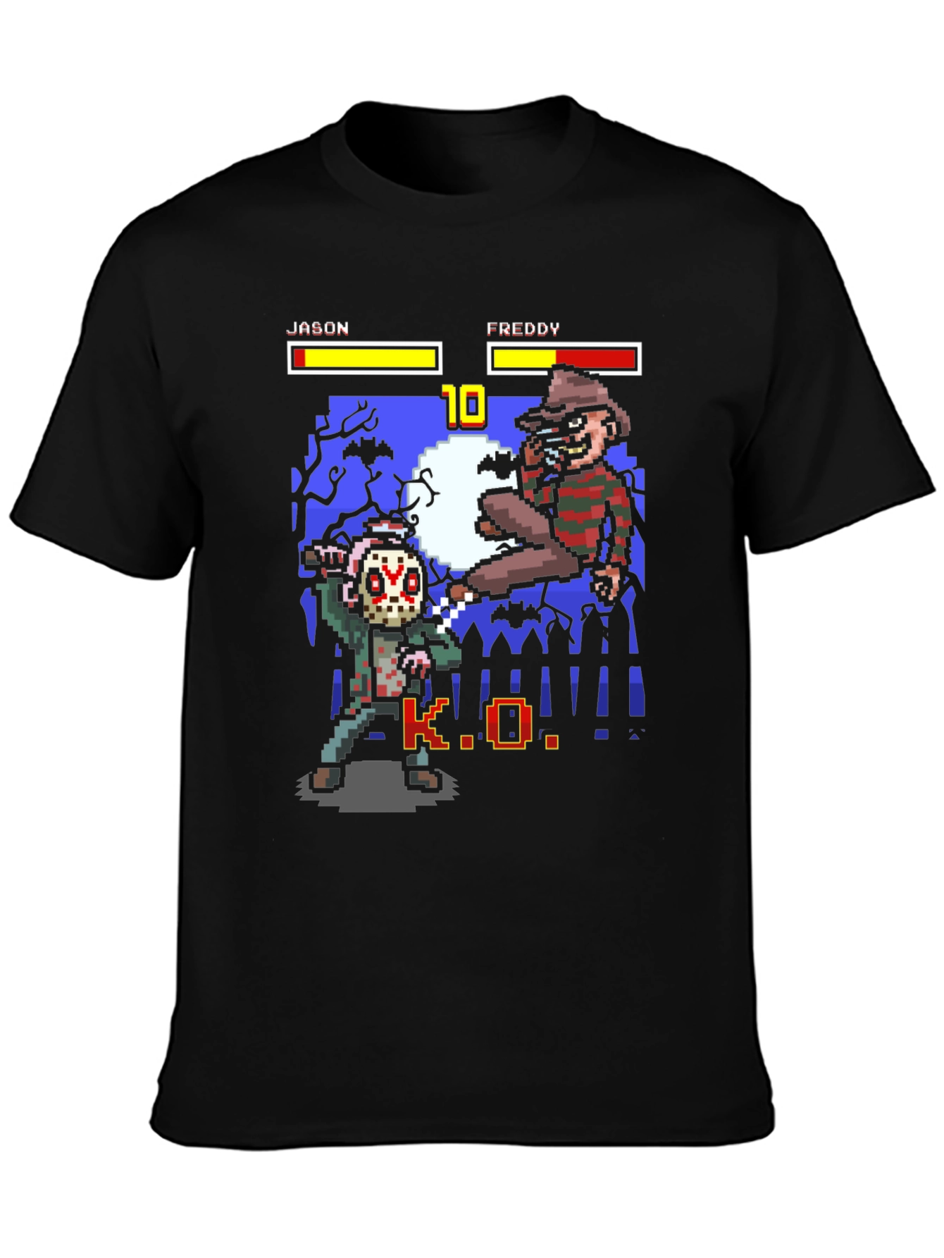 Retro 8-Bit Jason vs. Freddy T-Shirt