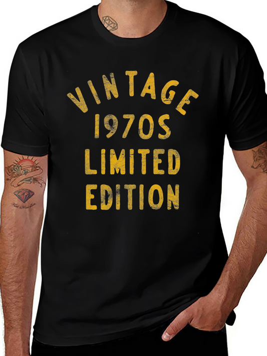 Vintage 1970s Limited Edition Black T-Shirt